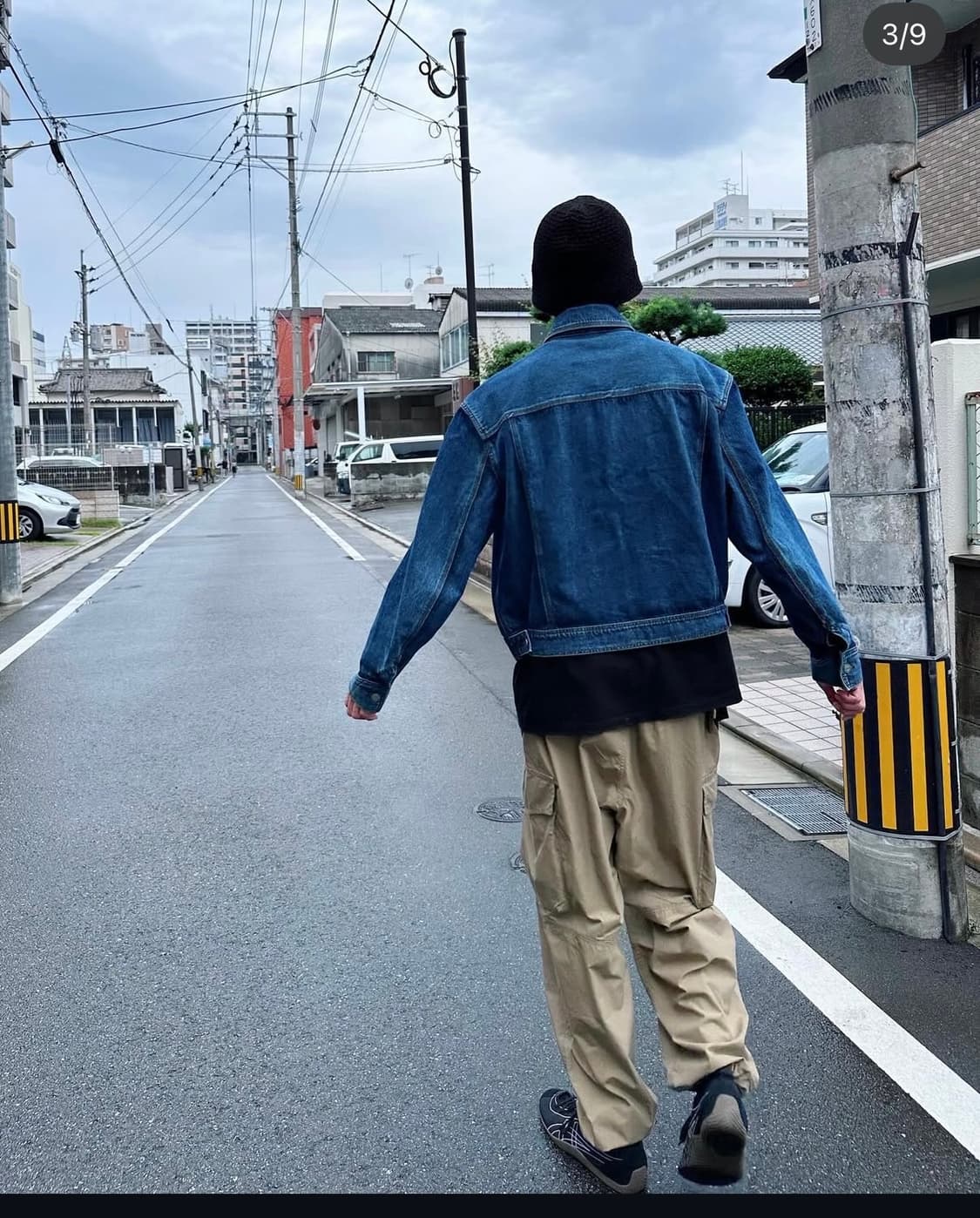 유니클로U 와이드핏 파라슈트 카고팬츠 베이지 XL 상품이미지2