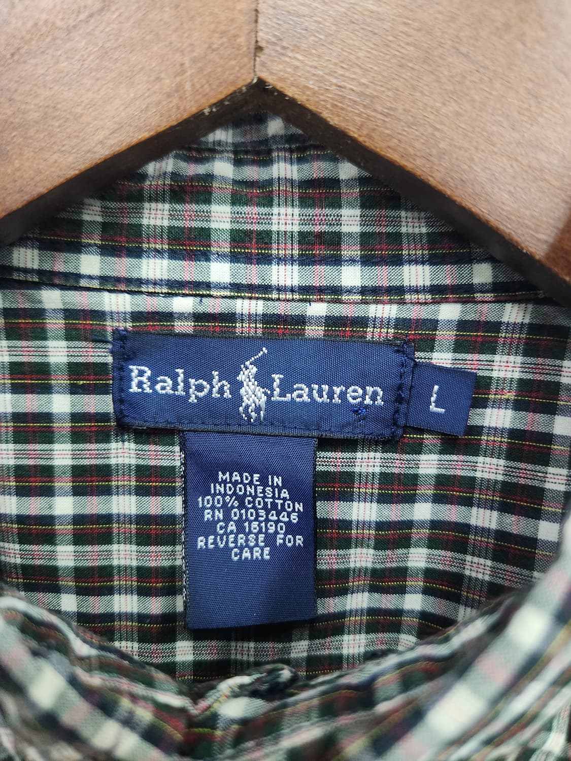 폴로 랄프로렌 브라운 플란넬 셔츠 상품이미지7