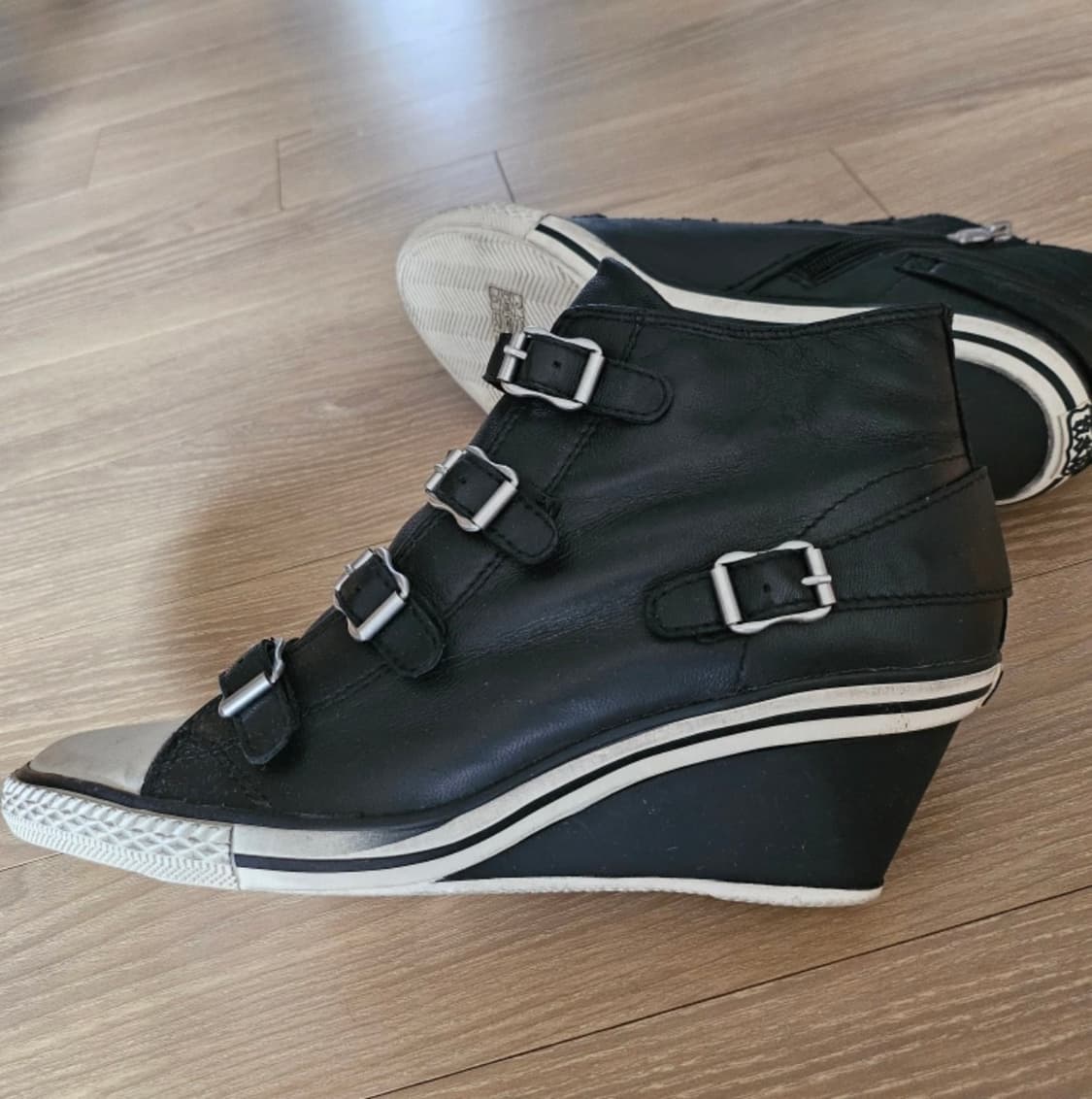 ash 애쉬 블랙 웨지힐 40 상품이미지1