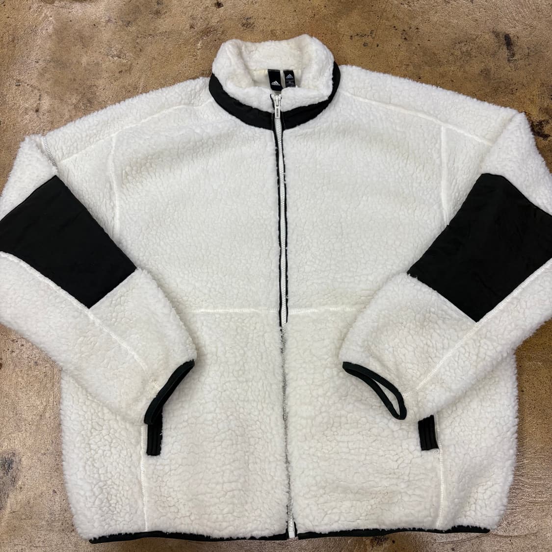 [정품/XL,105] 아디다스 S2S 보아 뽀글이 플리스 자켓 b17 상품이미지2