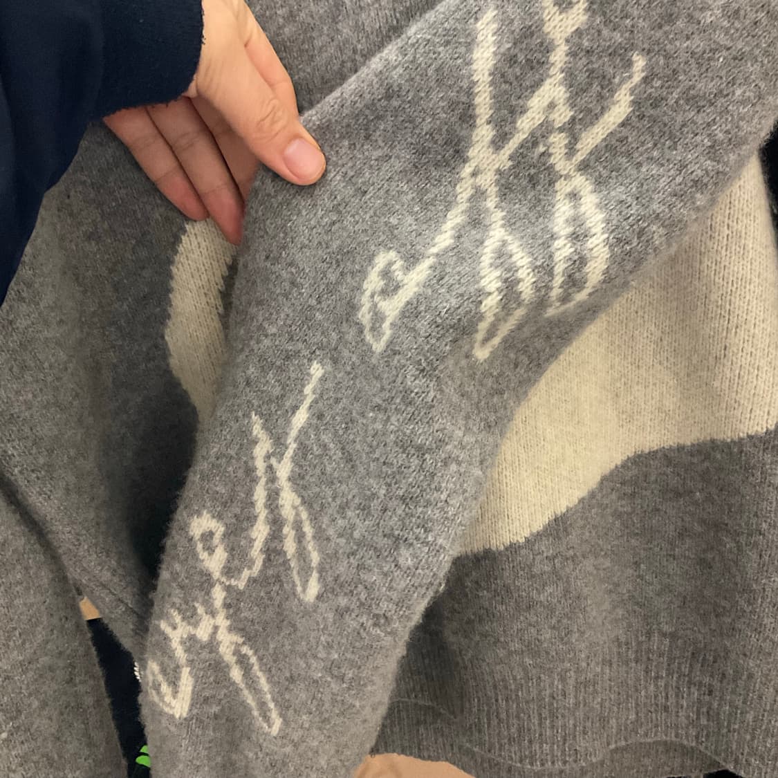 토니웩 오버사이즈 그래픽 니트 상품이미지5