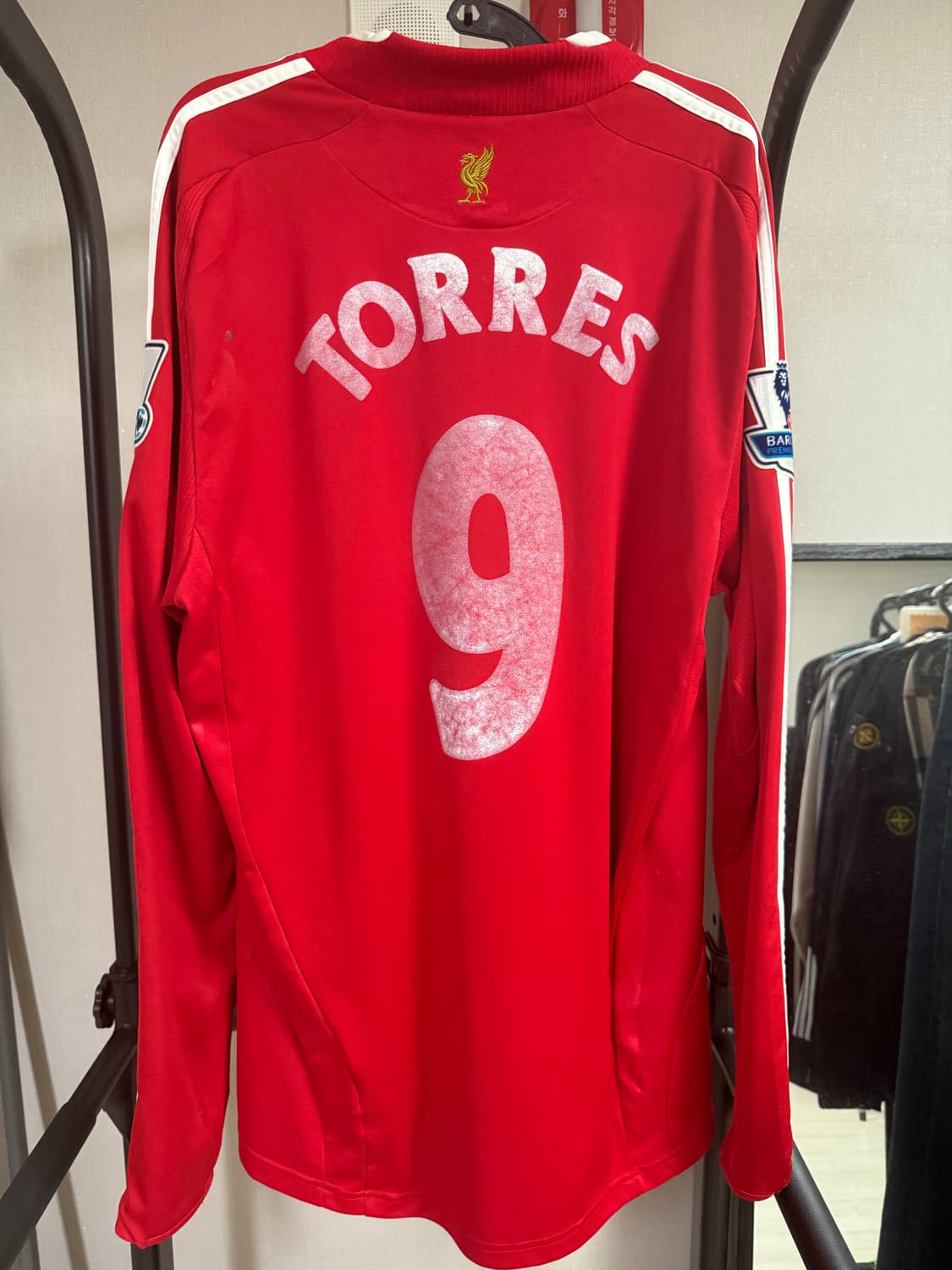 08-09 리버풀 홈 긴팔 페르난도 토레스 유니폼 L사이즈 상품이미지3
