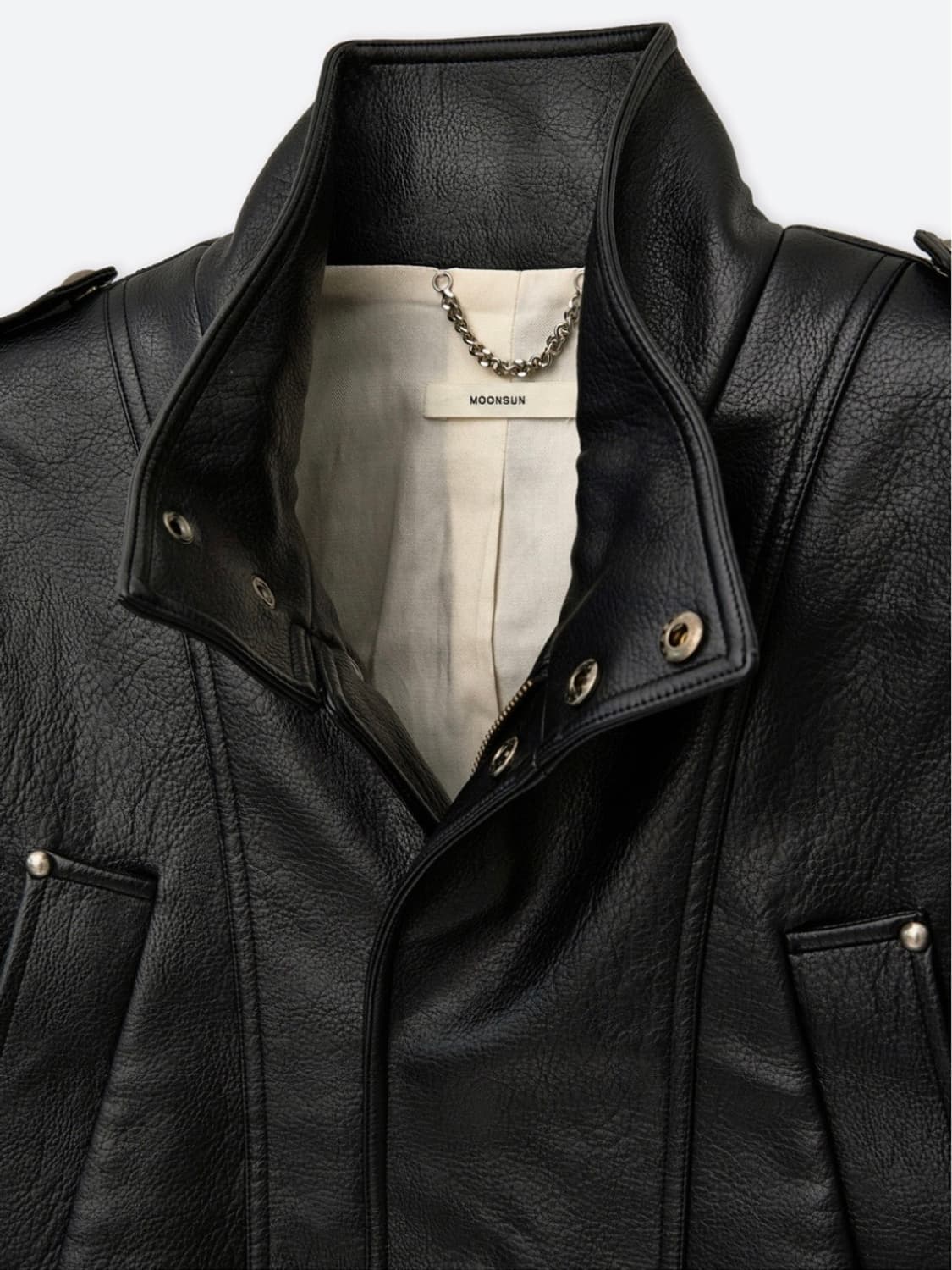 4 Pocket Oversized Leather Blouson S 상품이미지3