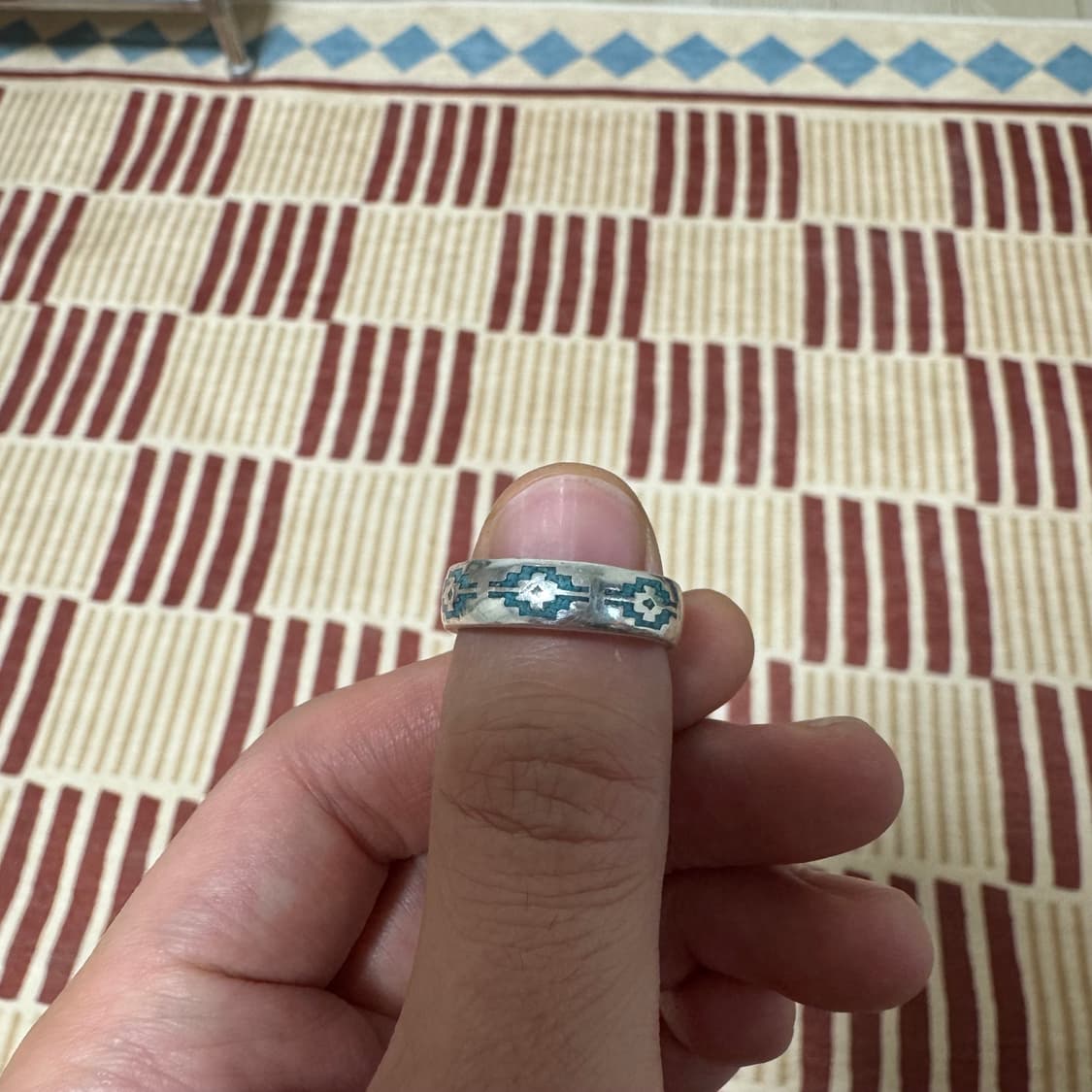 아르포파리 링 반지HARPO PARIS R557 19호더콰이즈 터키석 상품이미지3