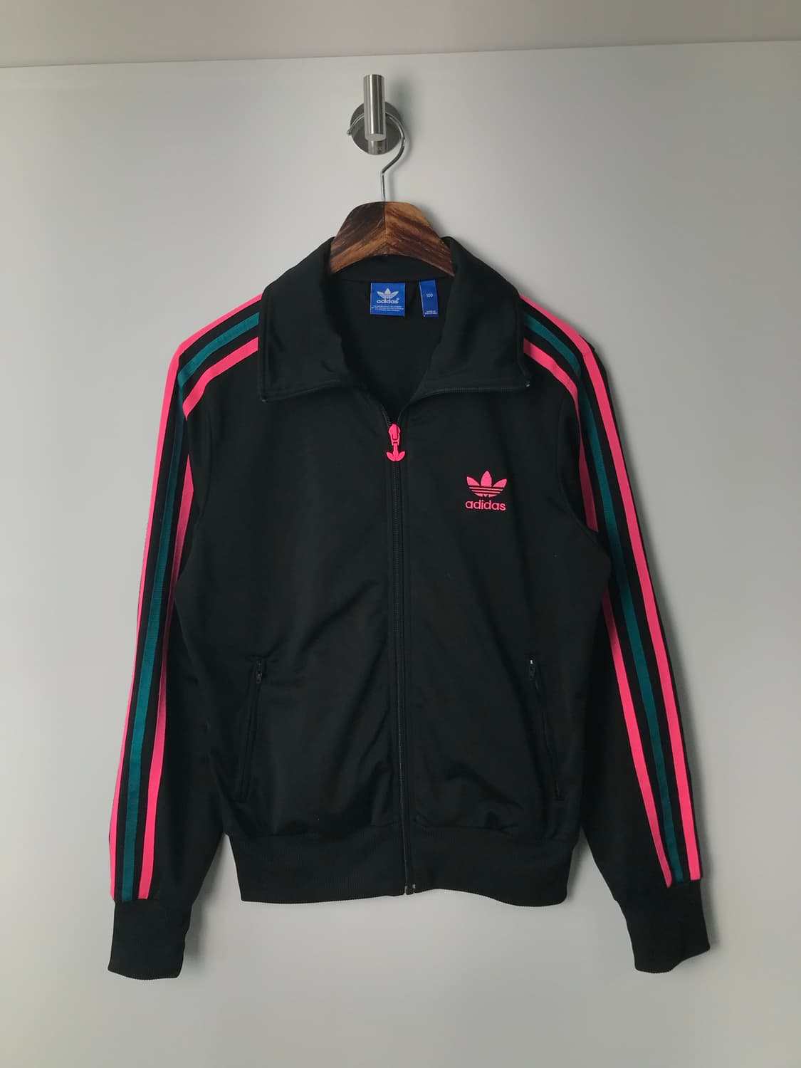 아디다스 파이어버드 핑크라인 블랙 트랙 져지 상품이미지3