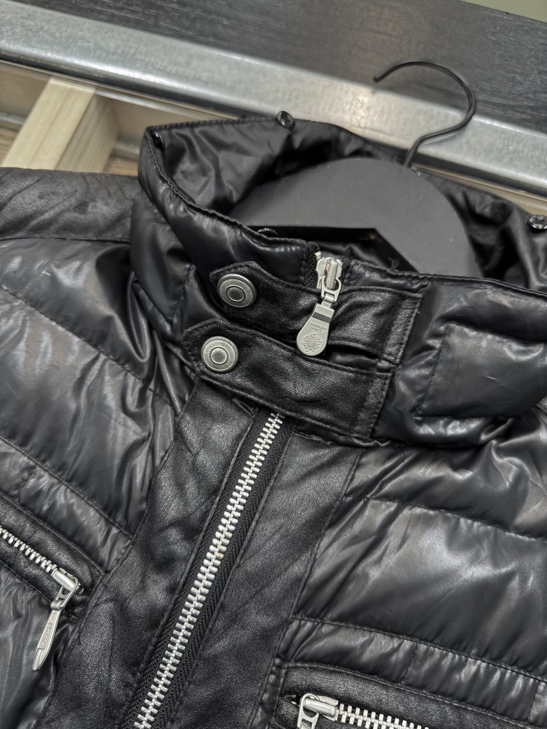 토네이도 마트 패디드 다운 바이커 자켓 상품이미지6