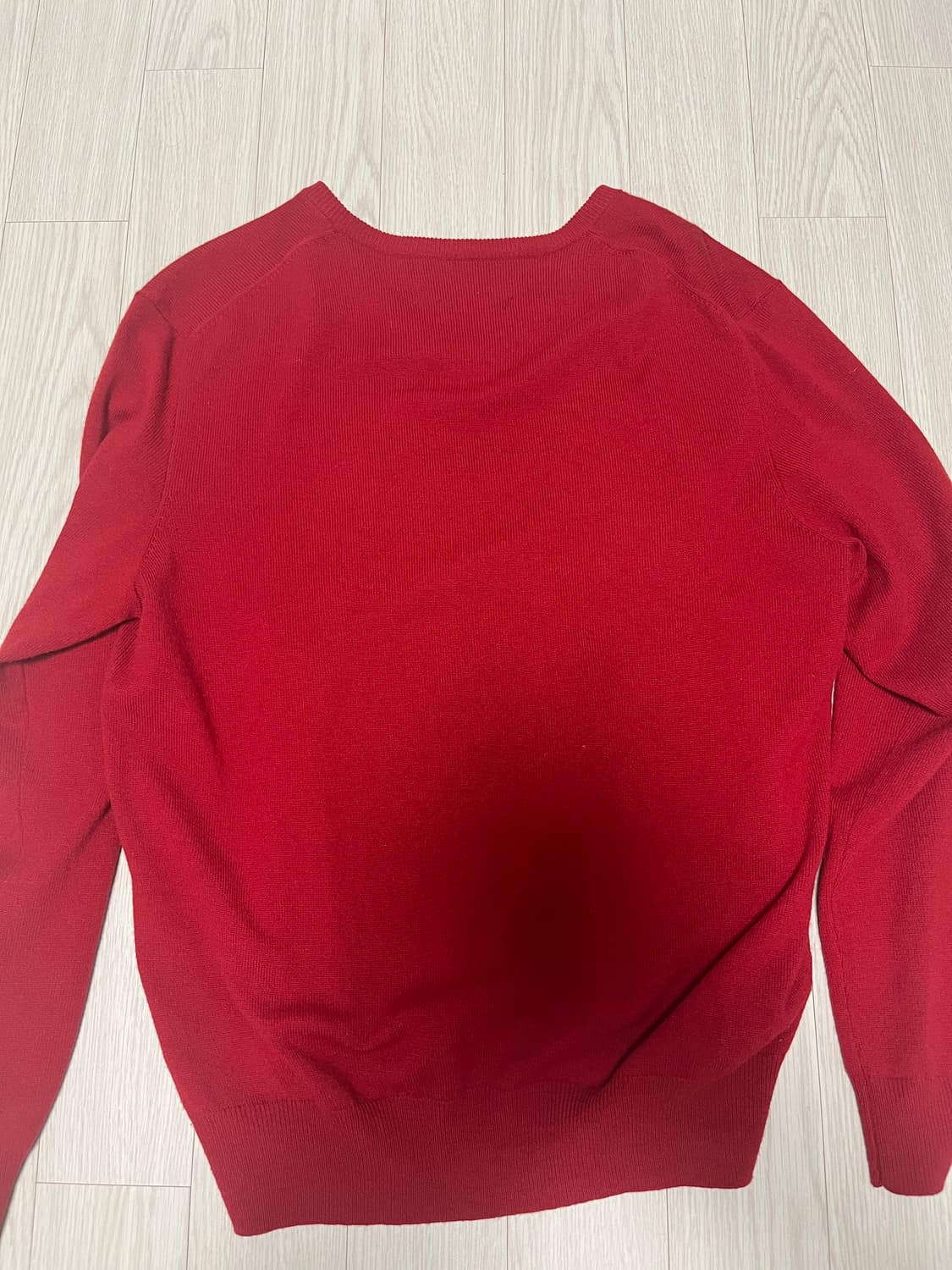 폴로 랄프로렌 브이넥 니트 레드 상품이미지3