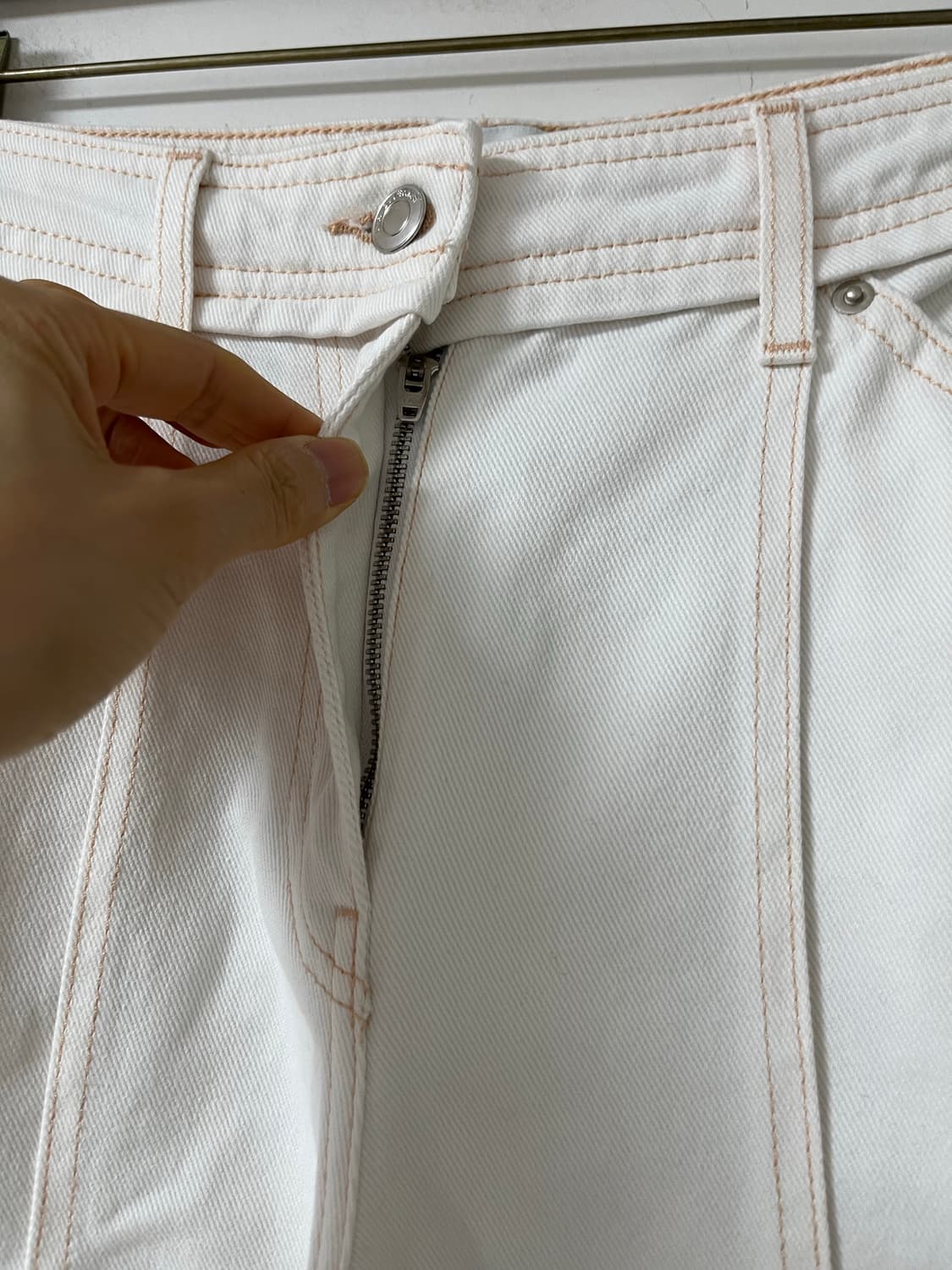 IRO 화이트 데님 상품이미지4