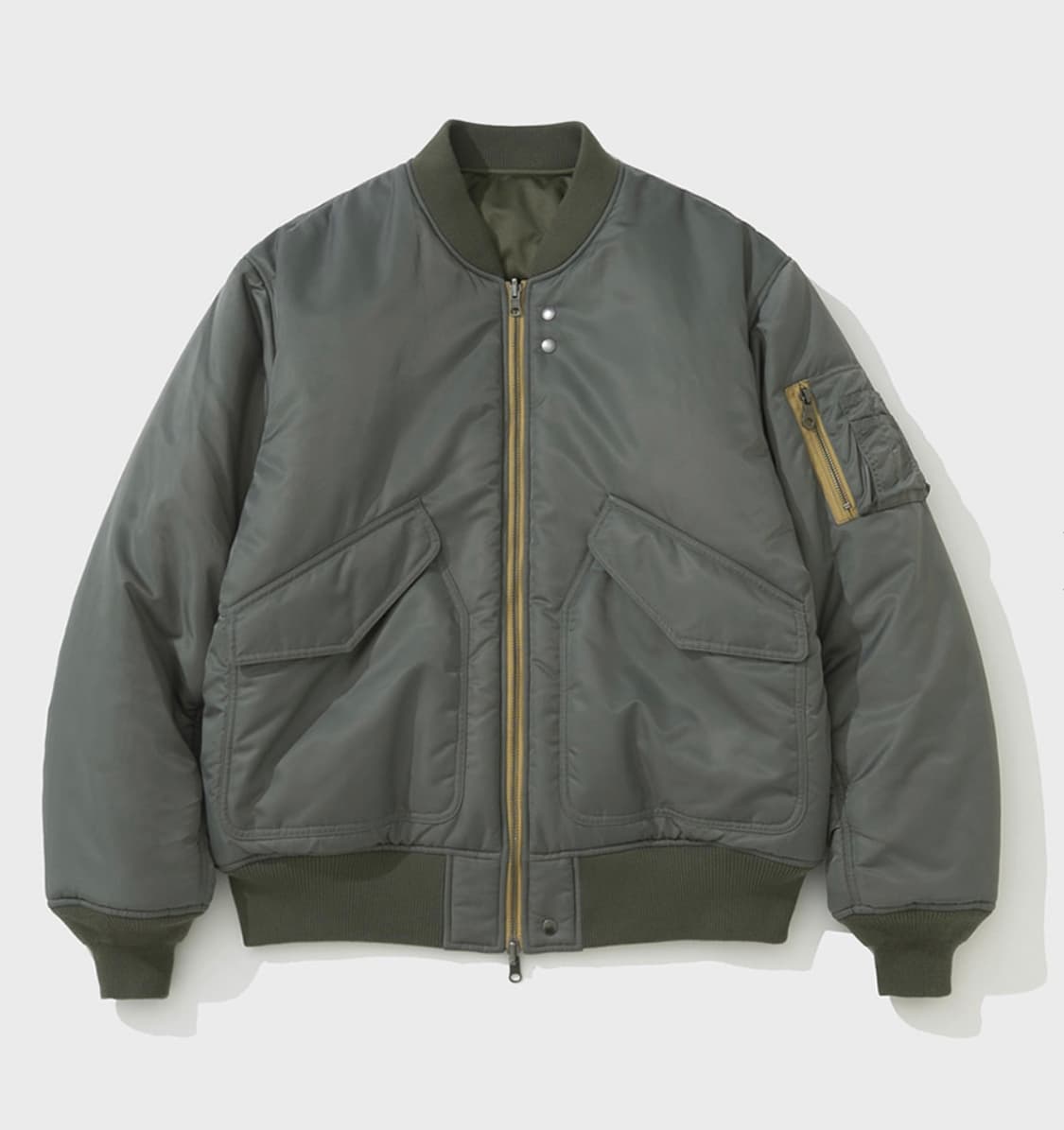  NYLON REVERSIBLE BOMBER JUMPER (SAGE GR 상품이미지1