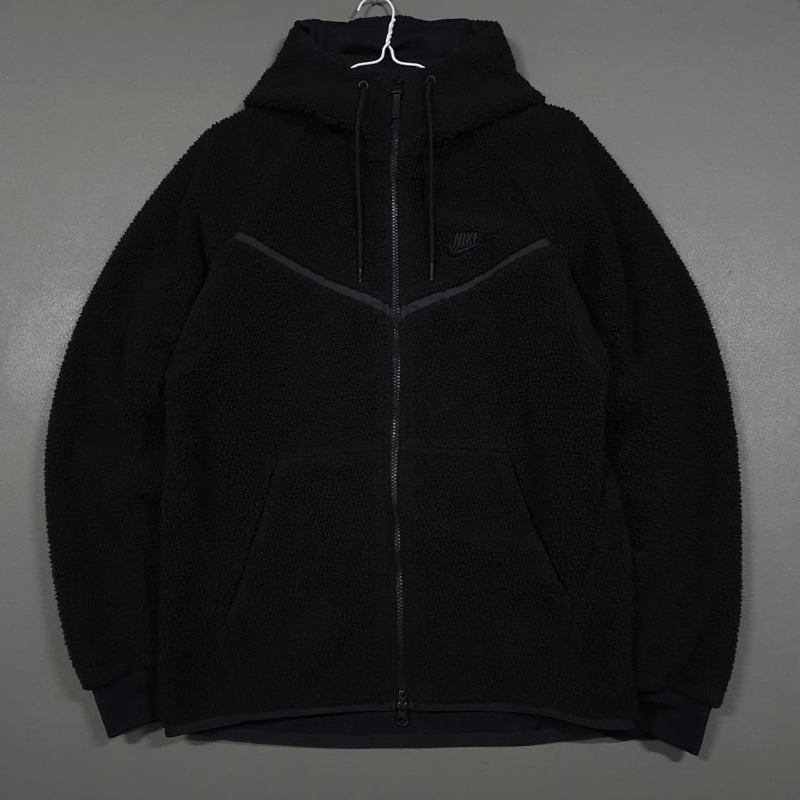 M) 나이키 NSW 윈드러너 테크팩 플리스 아이콘 쉐르파 후드집업 자켓 상품이미지1