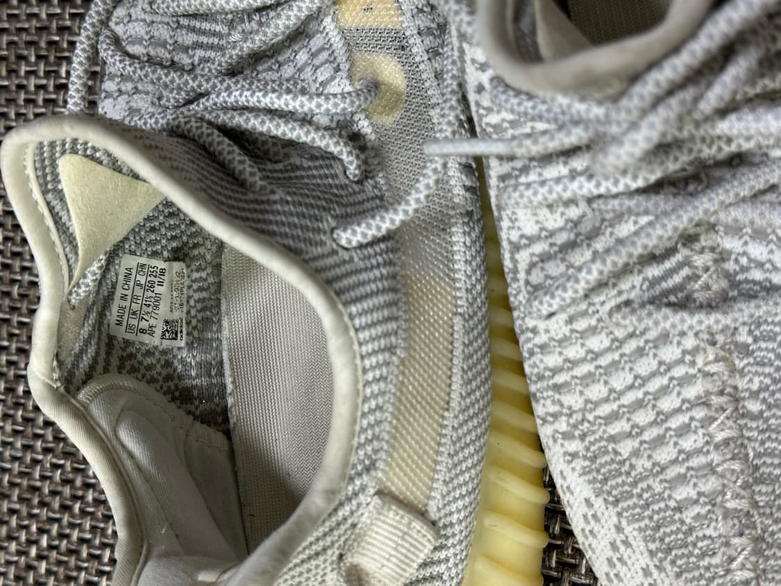 아디다스 이지부스트 350 스태틱 255사이즈 상품이미지5