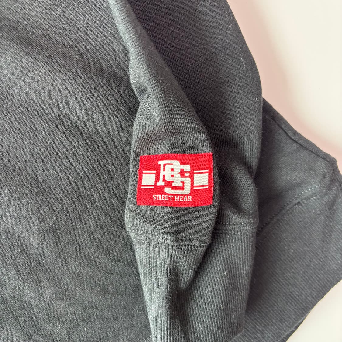 RUSK 고딕 그래픽 블랙 롱 슬리브 스웨트셔츠 상품이미지5