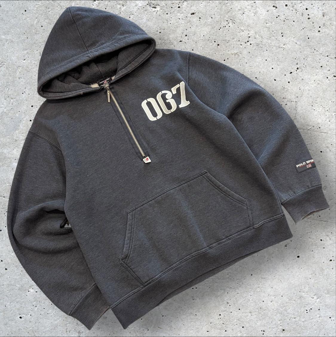 폴로 진스 스포츠 067 하프집업 후드티 C426 상품이미지1