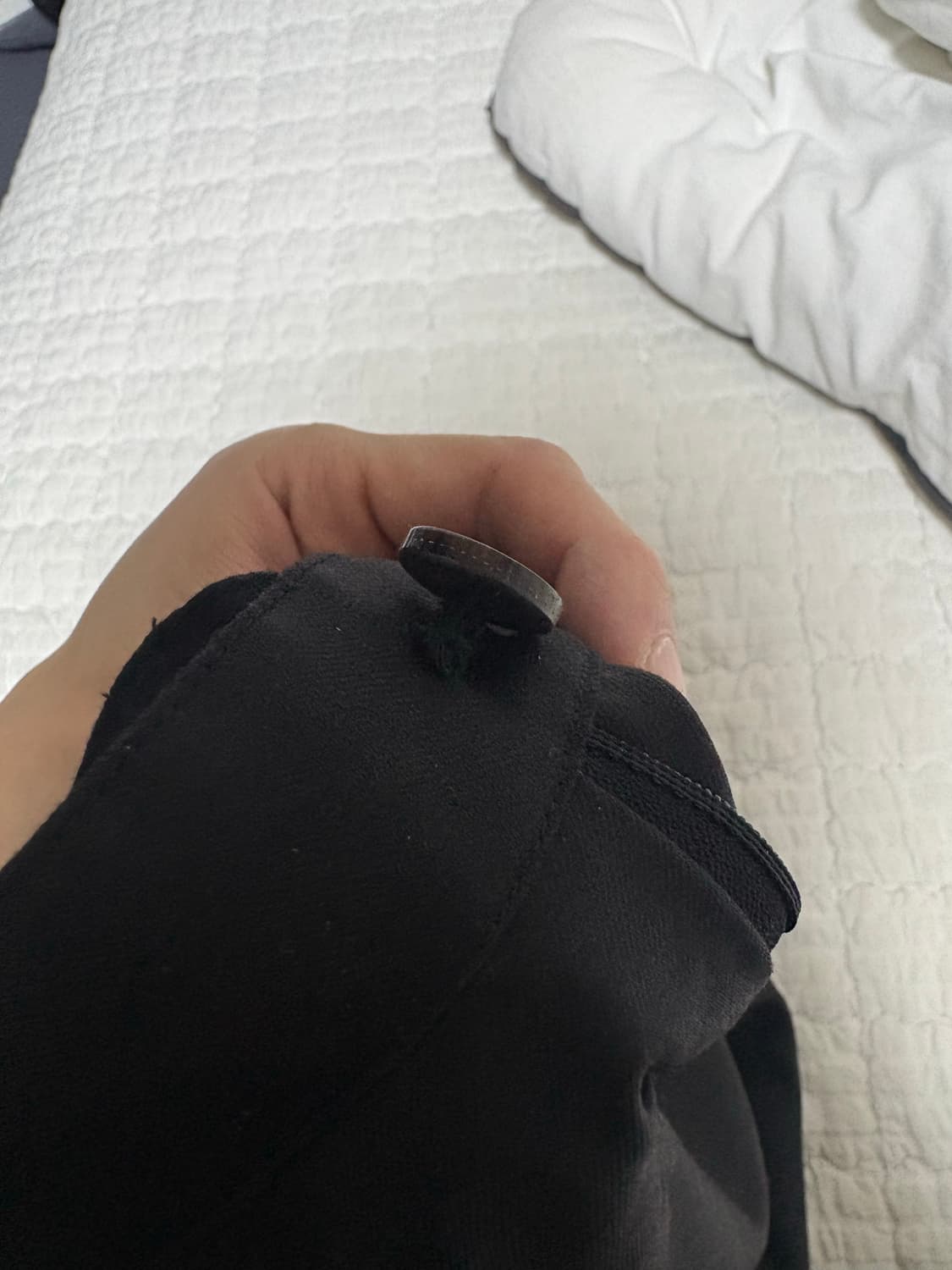 유스 23SS 와이드 플레어 팬츠 블랙 s사이즈 상품이미지5