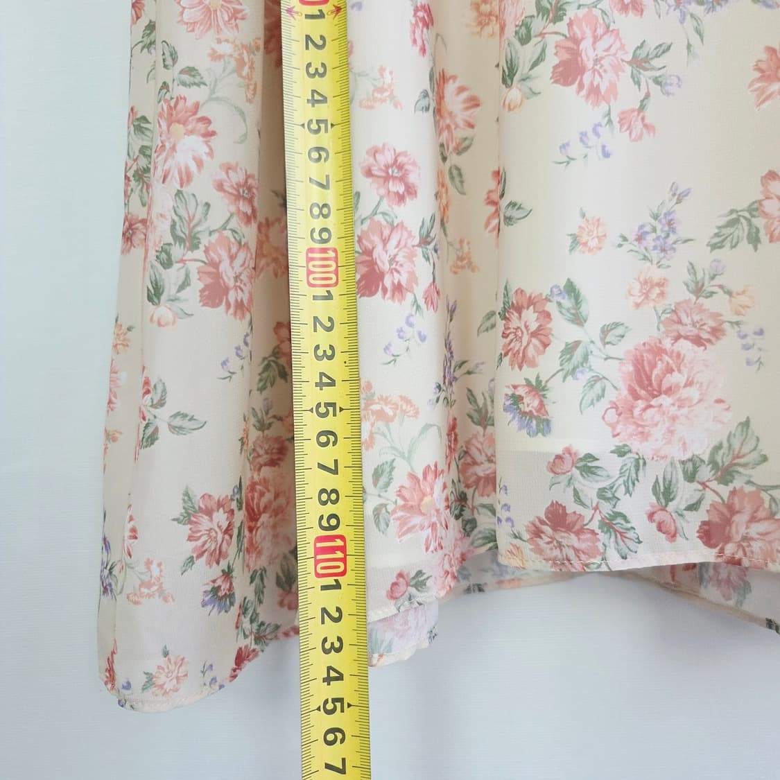 [ROEM] 로엠 플라워 쉬폰 롱원피스 여성 S 상품이미지8