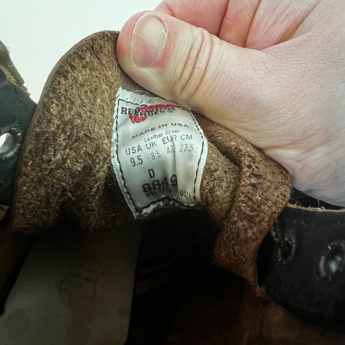 레드윙 6인치 클래식 목 블랙 프레리 부츠 상품이미지5