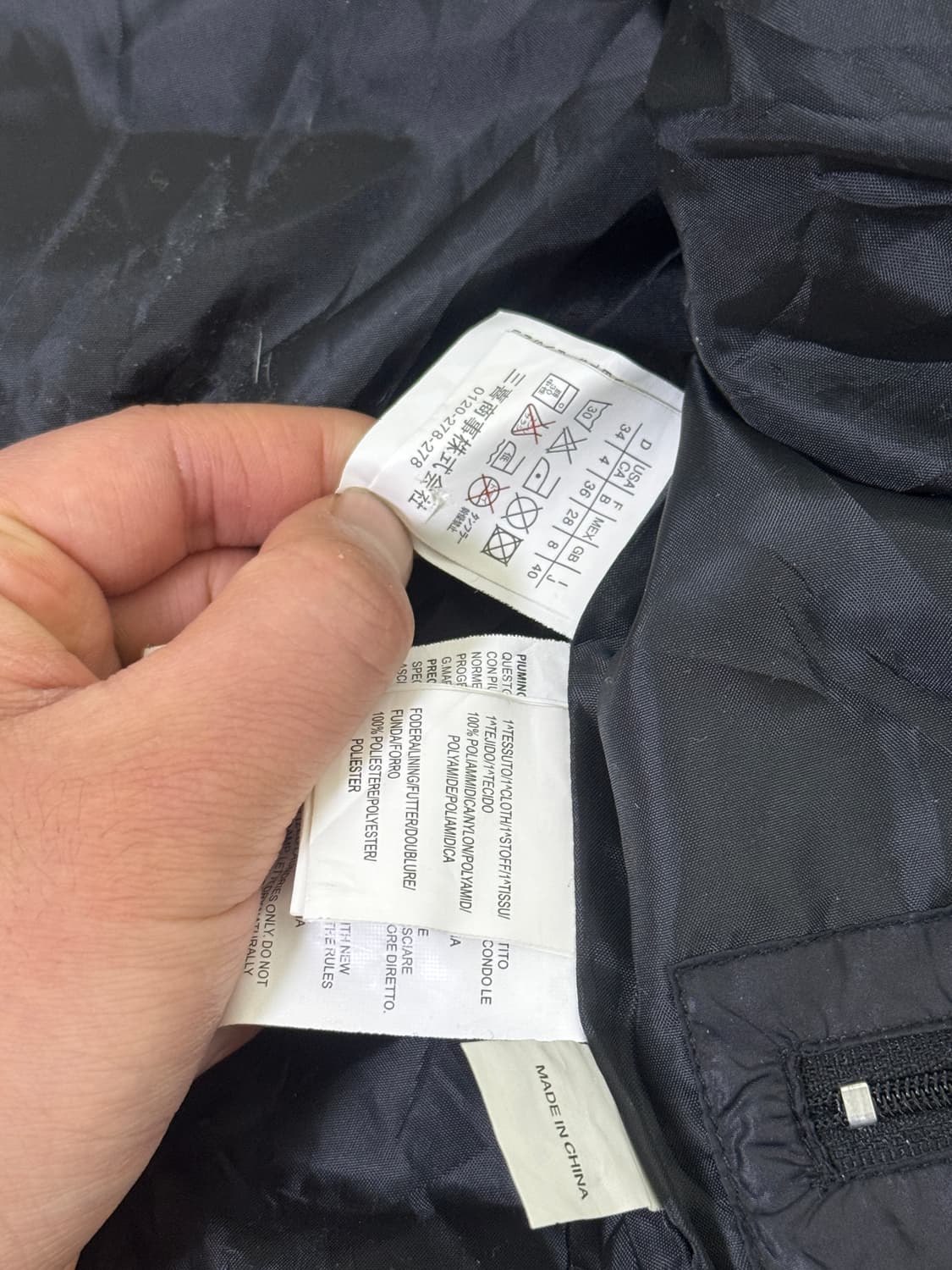 I blues club 멀티 포켓 퍼 칼라 다운 자켓 y2k lgb  상품이미지8