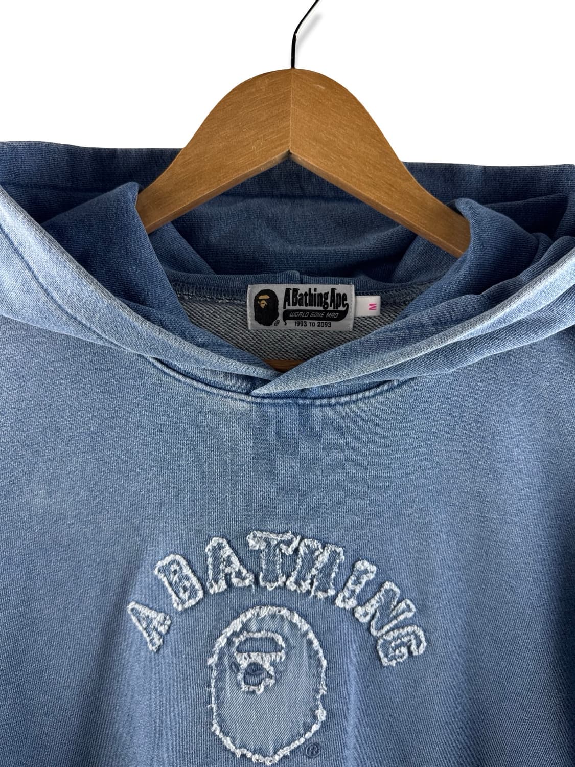 베이프 인디고 컬리지 워싱 후드티2535 상품이미지3