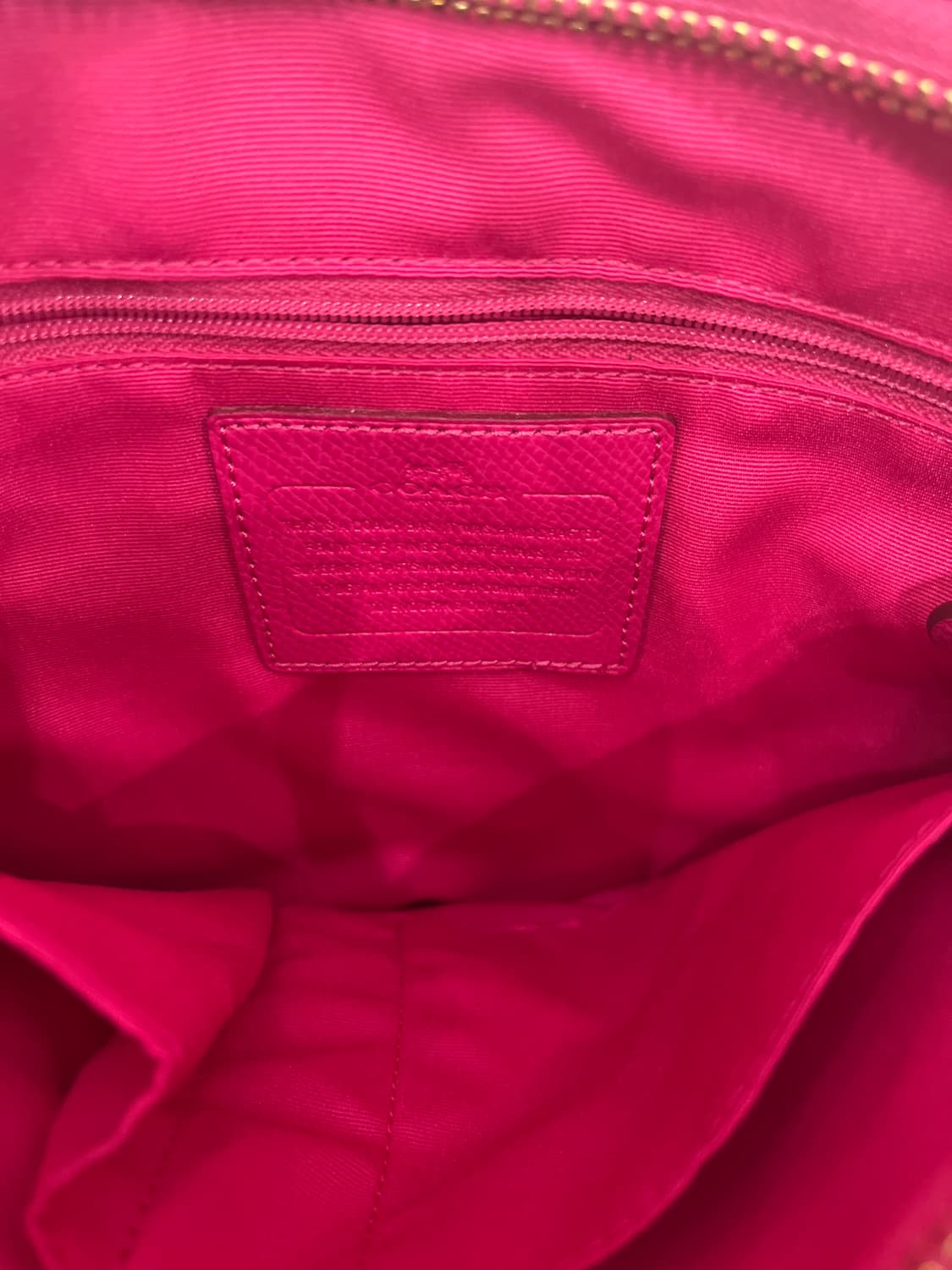 코치 시그니처 크로스백 브라운/핑크 상품이미지4