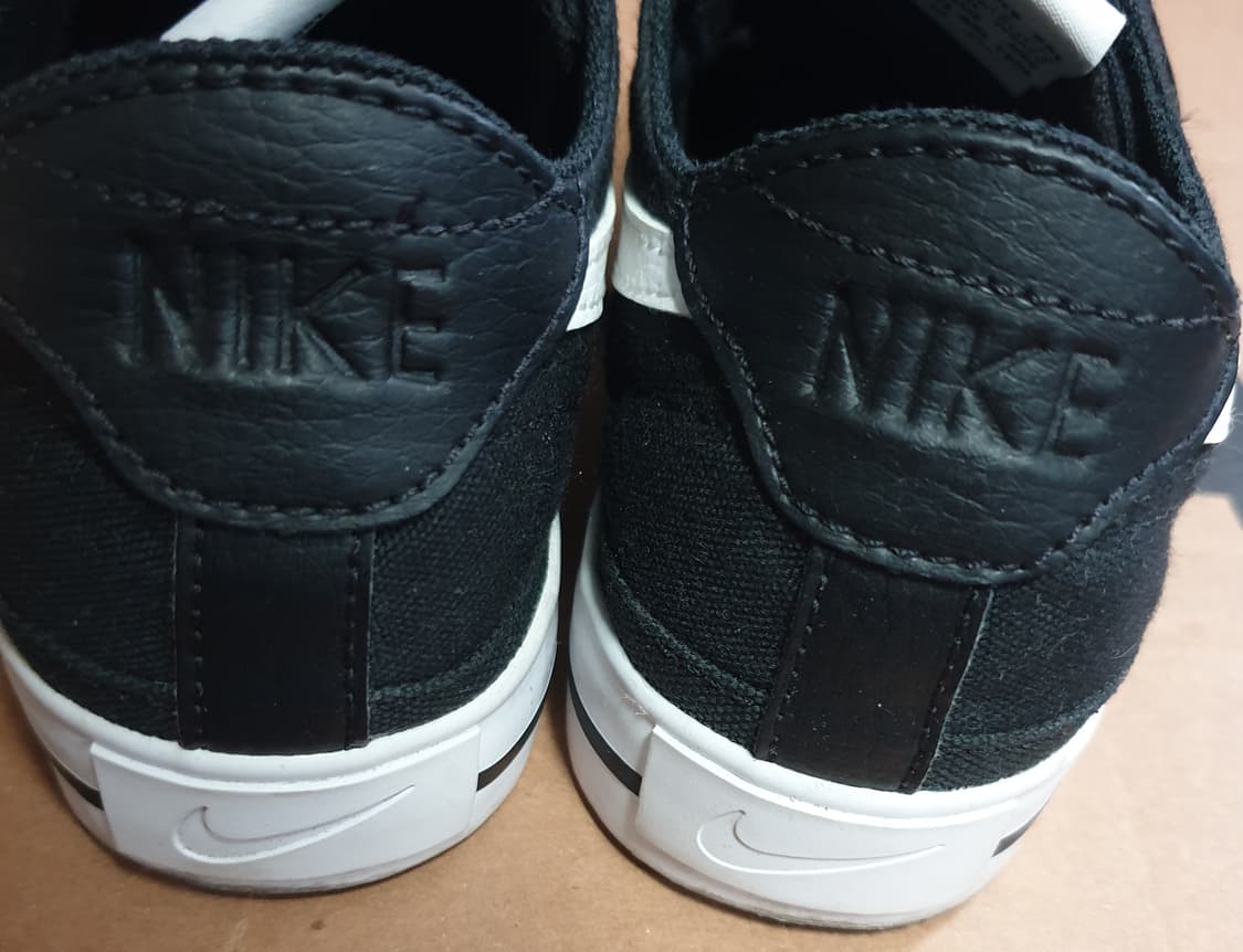 나이키 우먼스 코트 레거시 스니커즈 블랙&화이트 (230) 상품이미지4