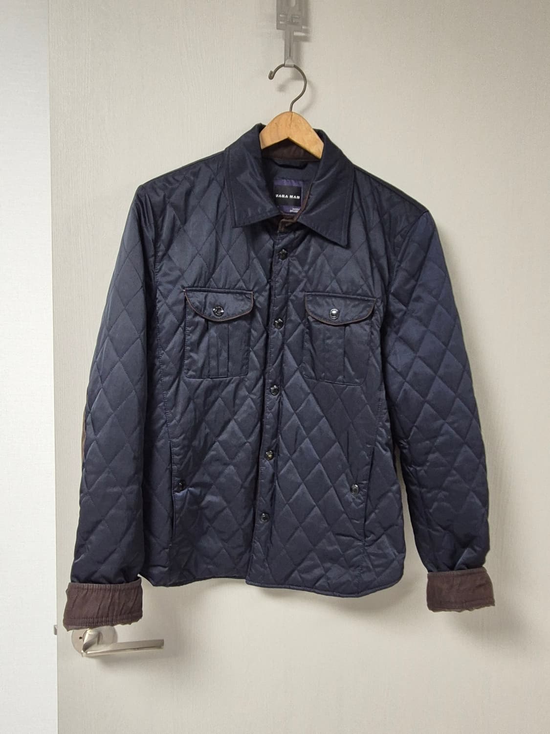 자라 퀄팅자켓 네이비 100 (상태최상) 상품이미지7