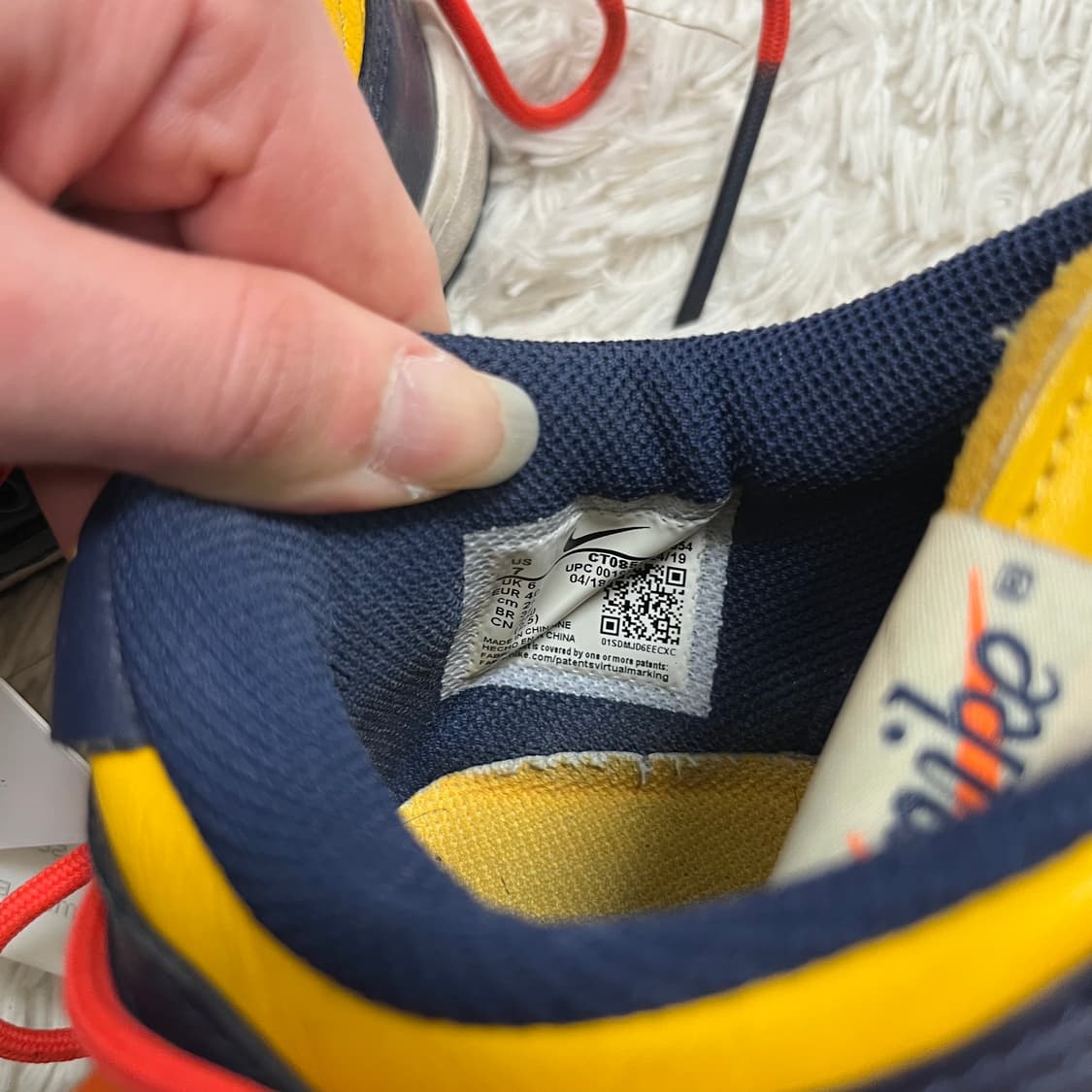 나이키x오프화이트 미시건 덩크로우 상품이미지7