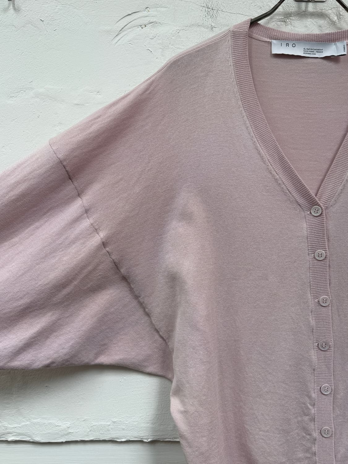 Iro 이로 실크 블렌드 브이넥 가디건 XS 상품이미지4