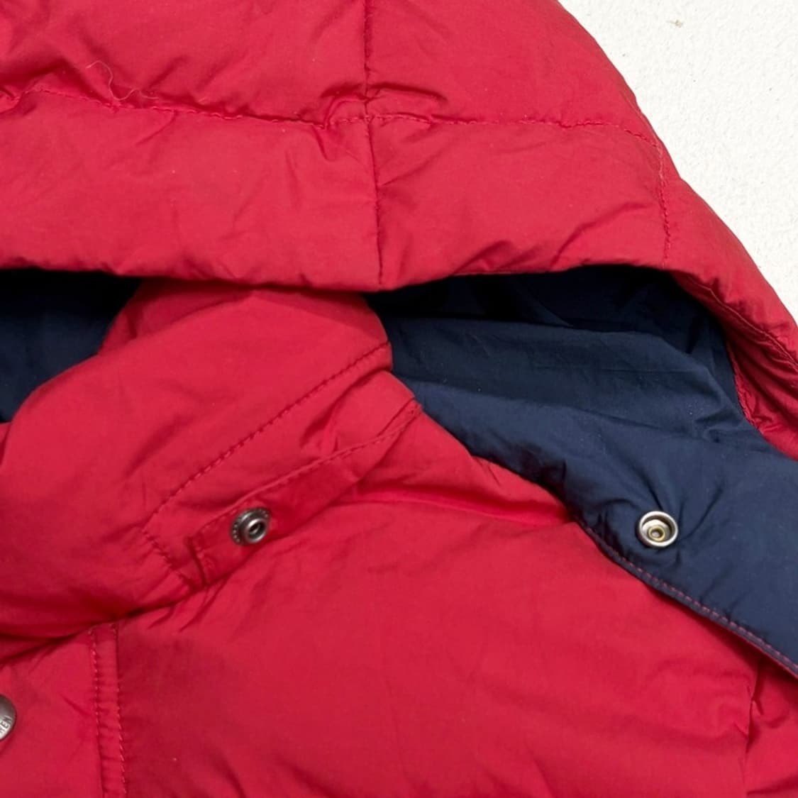POLO 레드 다운 패딩 M(10-12) 상품이미지4