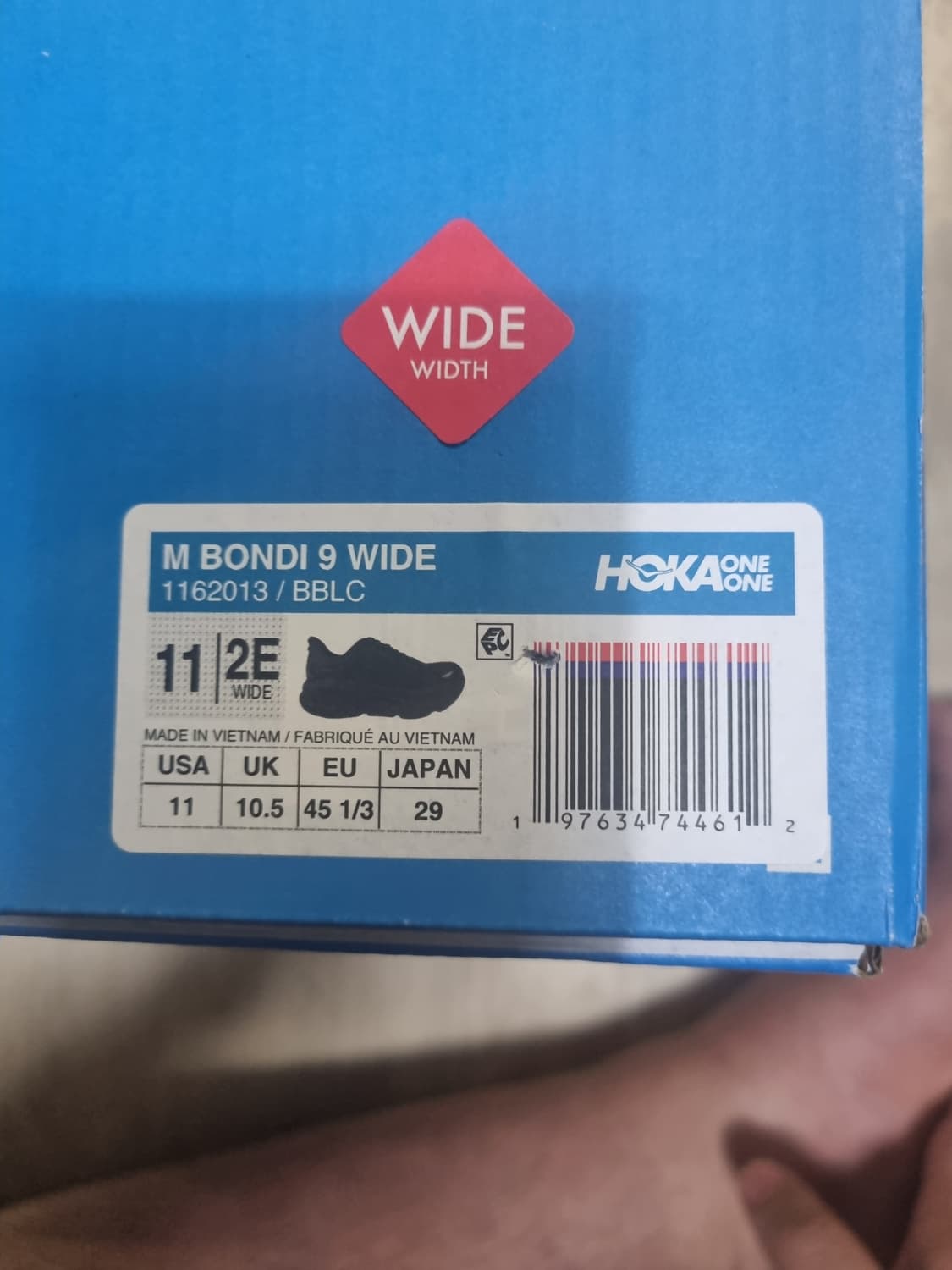 [290] 호카 본디 9 와이드 상품이미지5