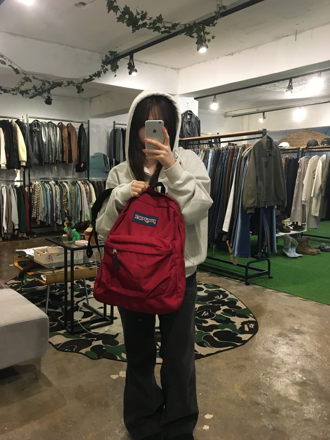 잔스포츠 백팩 레드 상품이미지5