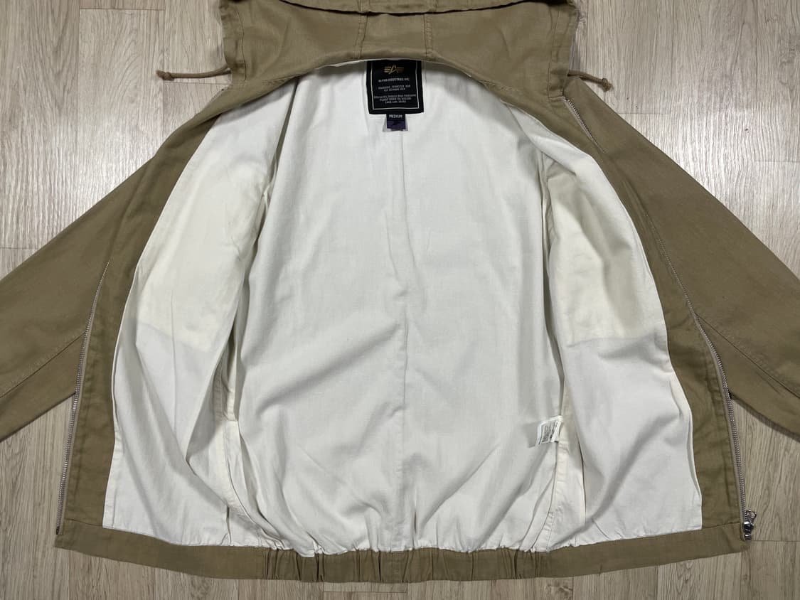 95) 알파 인더스트리 미군 BDU 린넨 후드자켓 상품이미지4