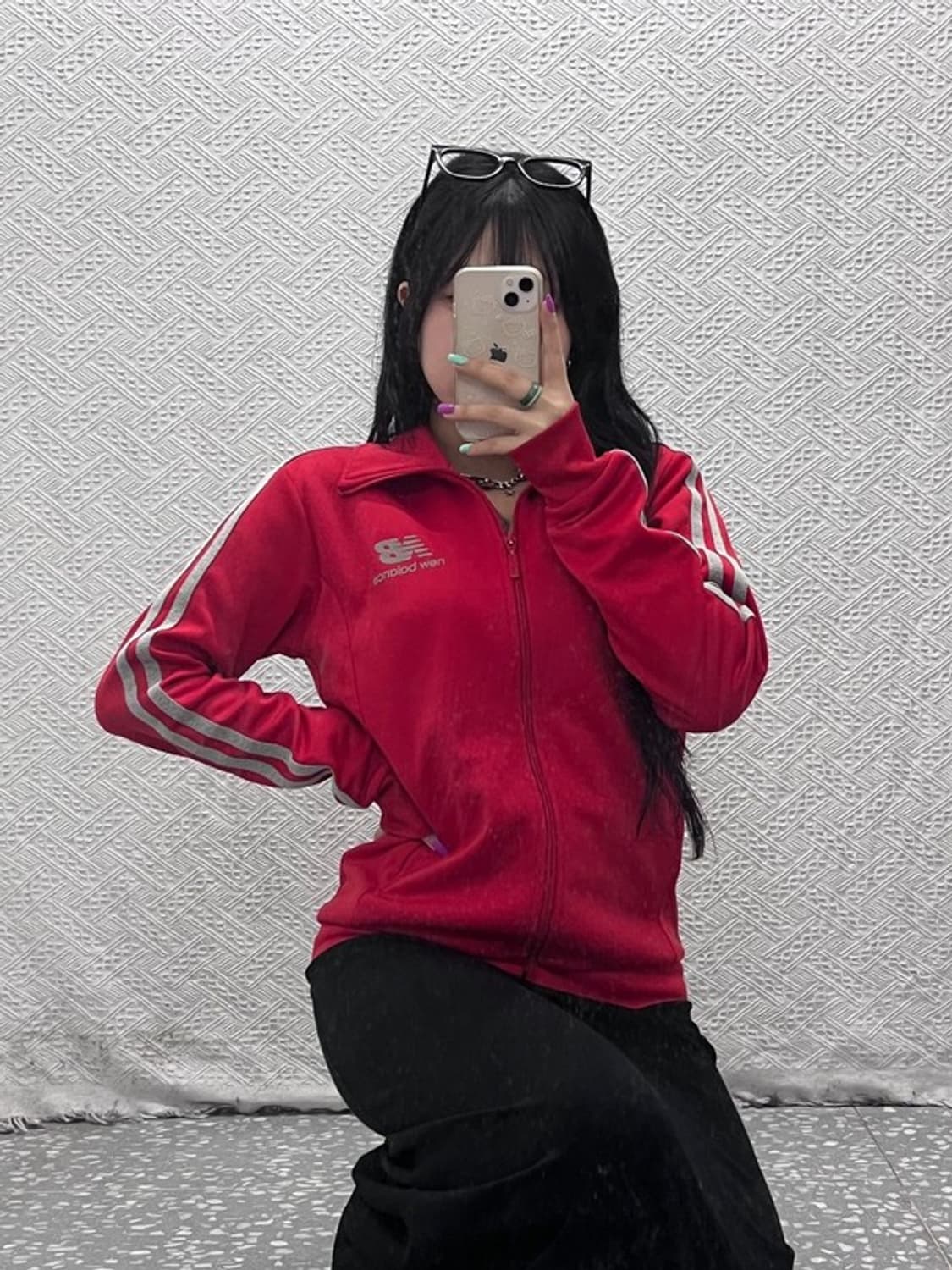 뉴발란스 빈티지 00's 그레이레드 져지 집업 L C07060 상품이미지1