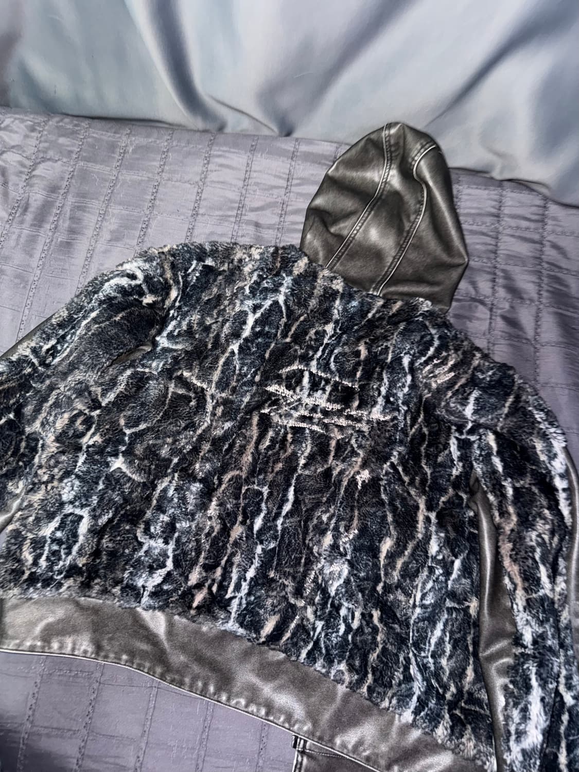 Swamp faux leather Jacket brown 상품이미지2