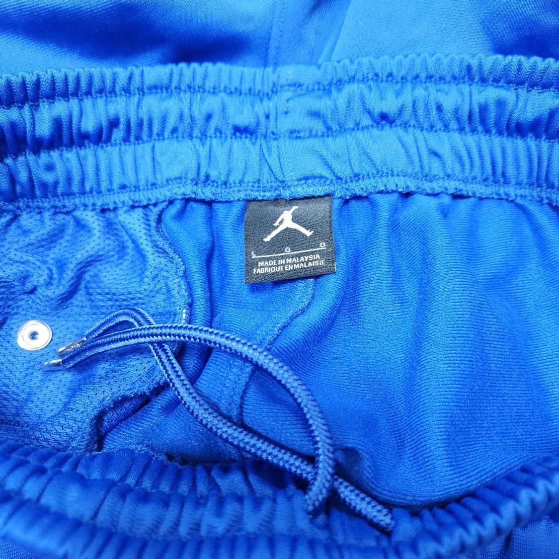 바배) 조던 빈티지 화이트 사이드 라인 블루 와이드 트랙팬츠 상품이미지3