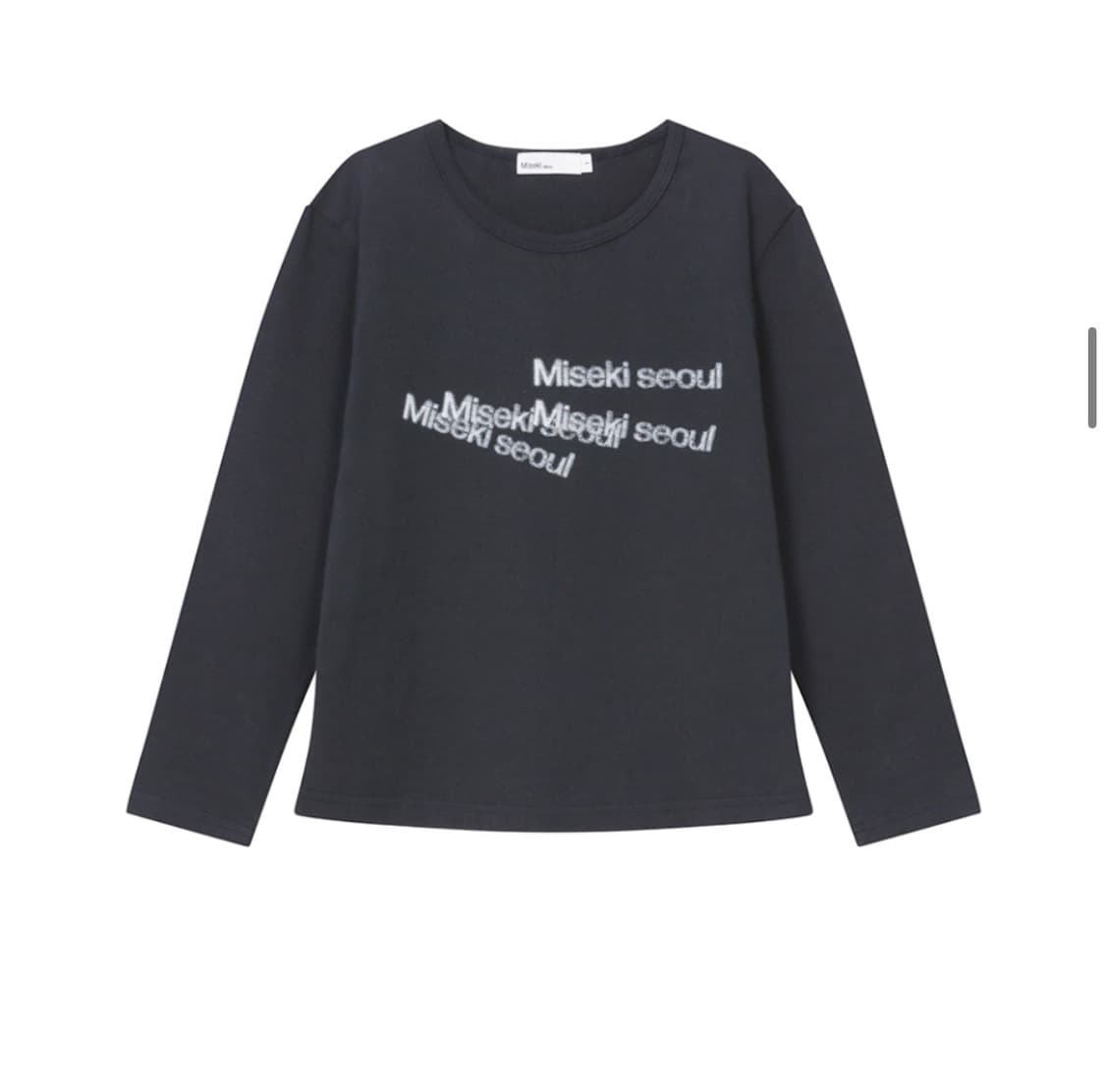 미세키서울 롱슬리브 블랙 상품이미지1