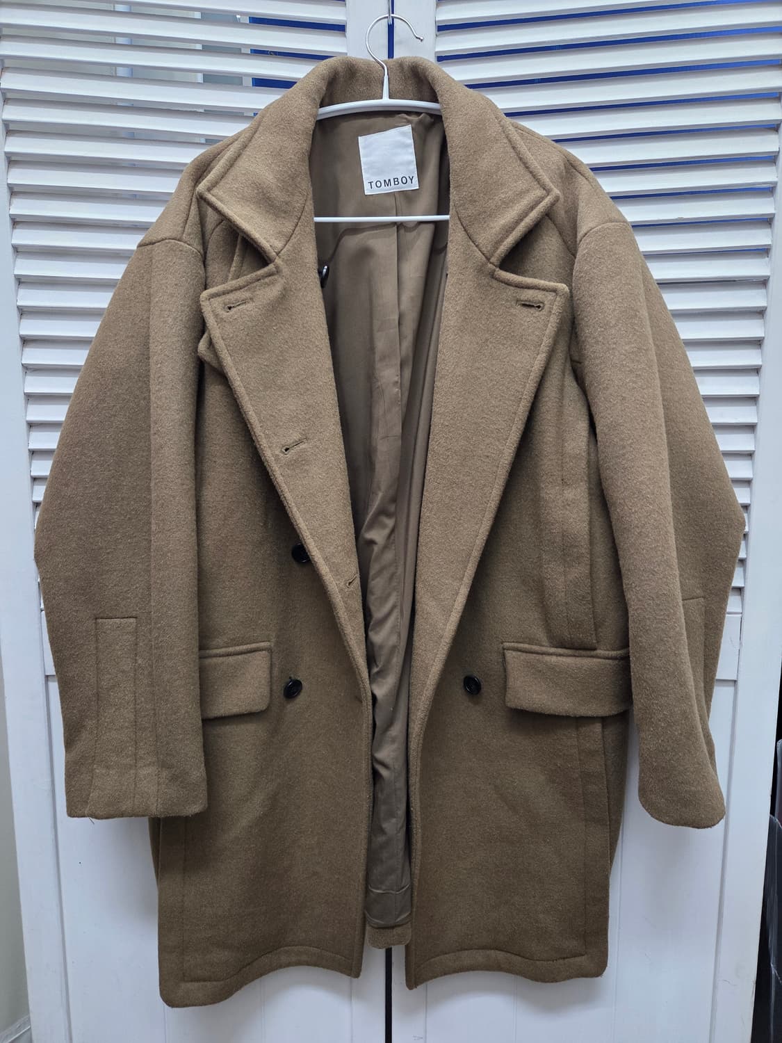 톰보이 더블 울 코트 상품이미지1