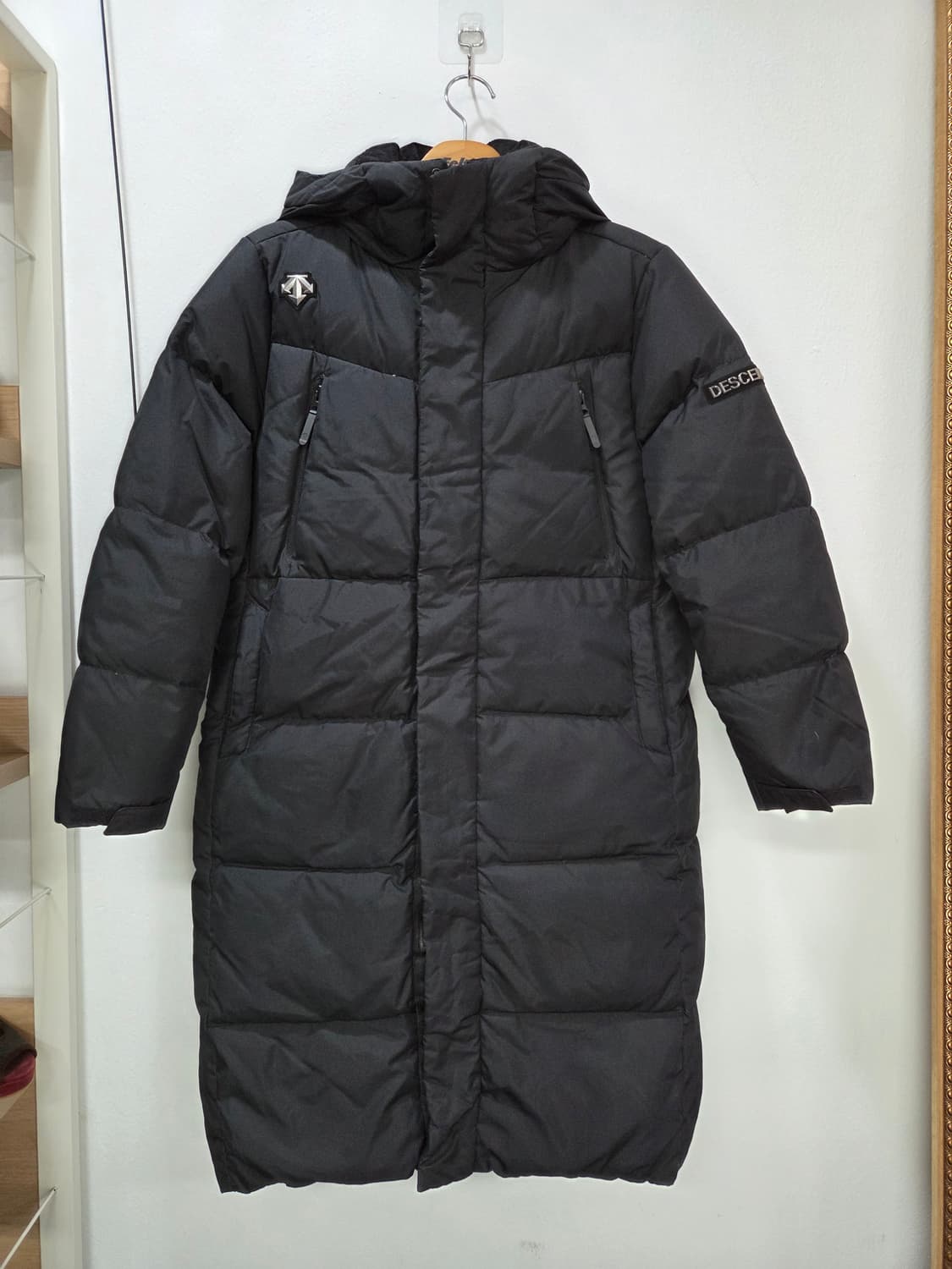 데상트 구스다운 롱패딩 키즈150 쥬니어 상품이미지1