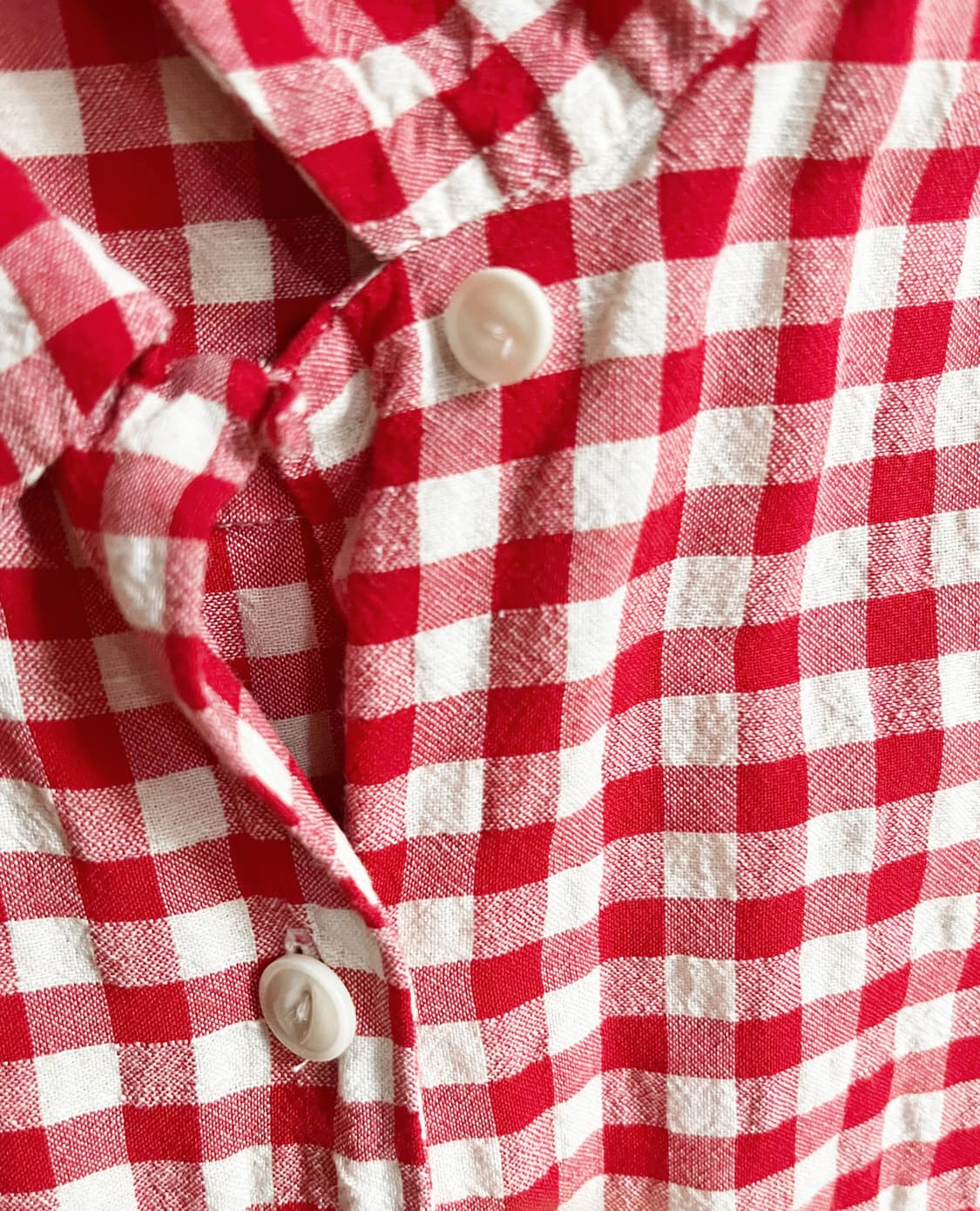 YMC red check shirt 상품이미지7