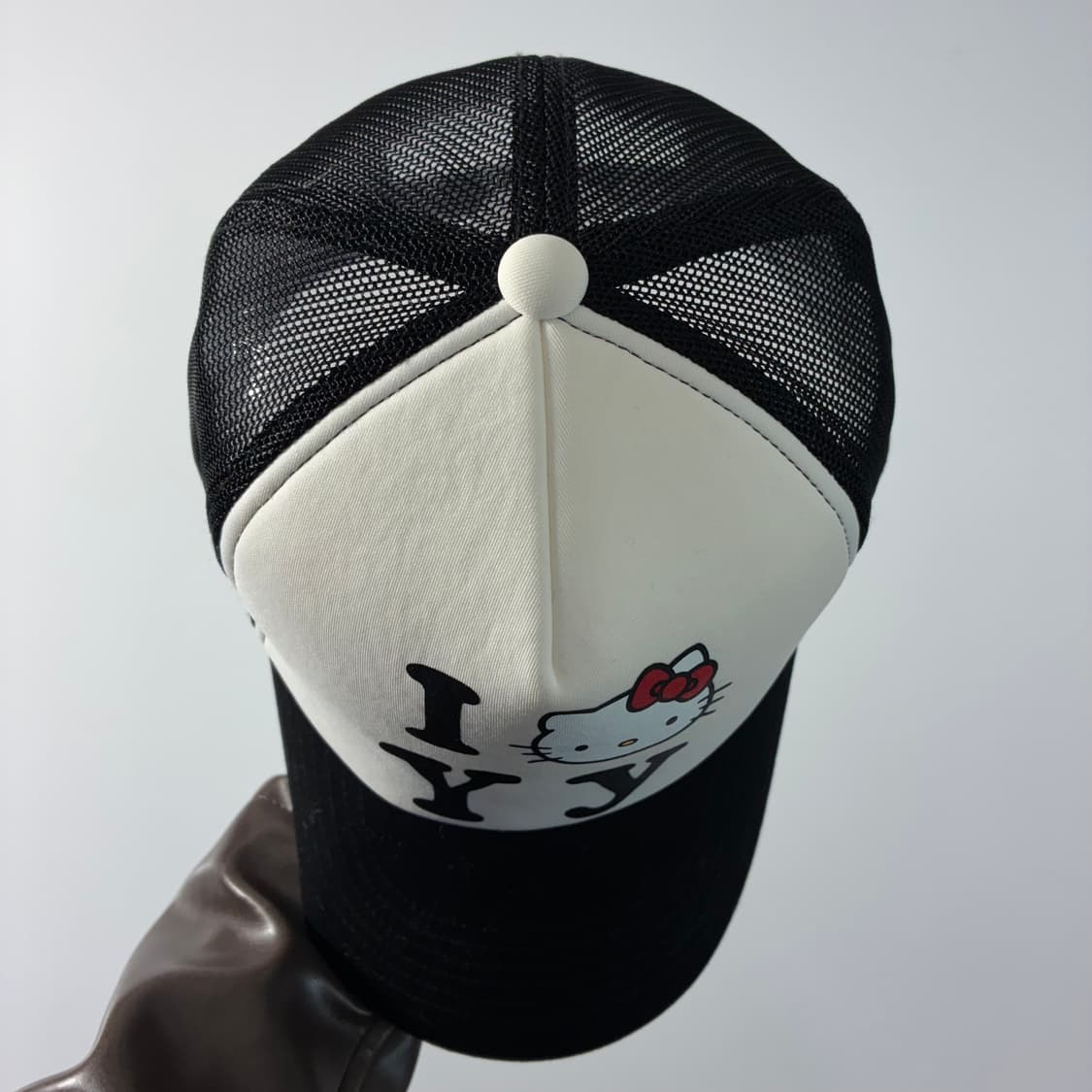 Open Yy   오픈와이와이 x 헬로키티 트러커 볼캡   상품이미지2