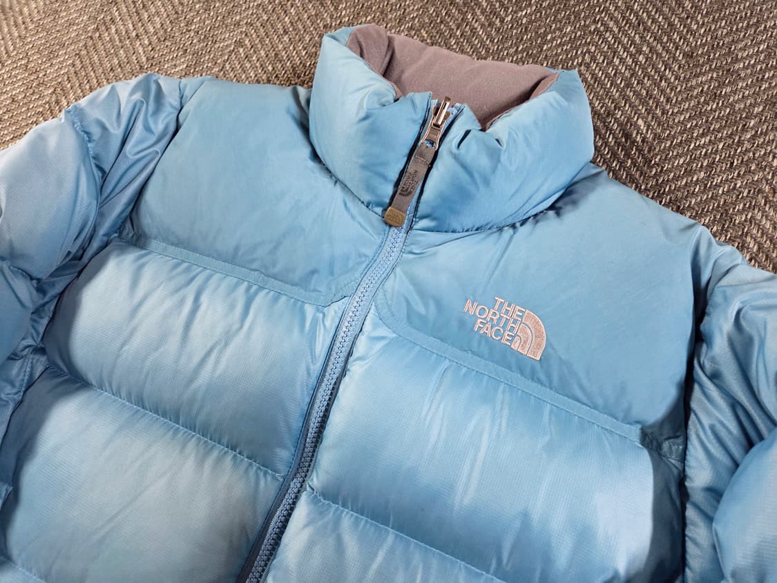노스페이스 700 라이트 스카이 블루 패딩 상품이미지4