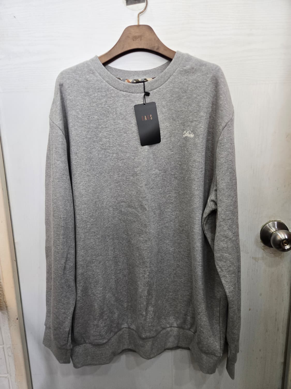 120,4XL,택있는 새상품 )) DAKS 닥스 맨투맨! 큰 사이즈! 상품이미지1