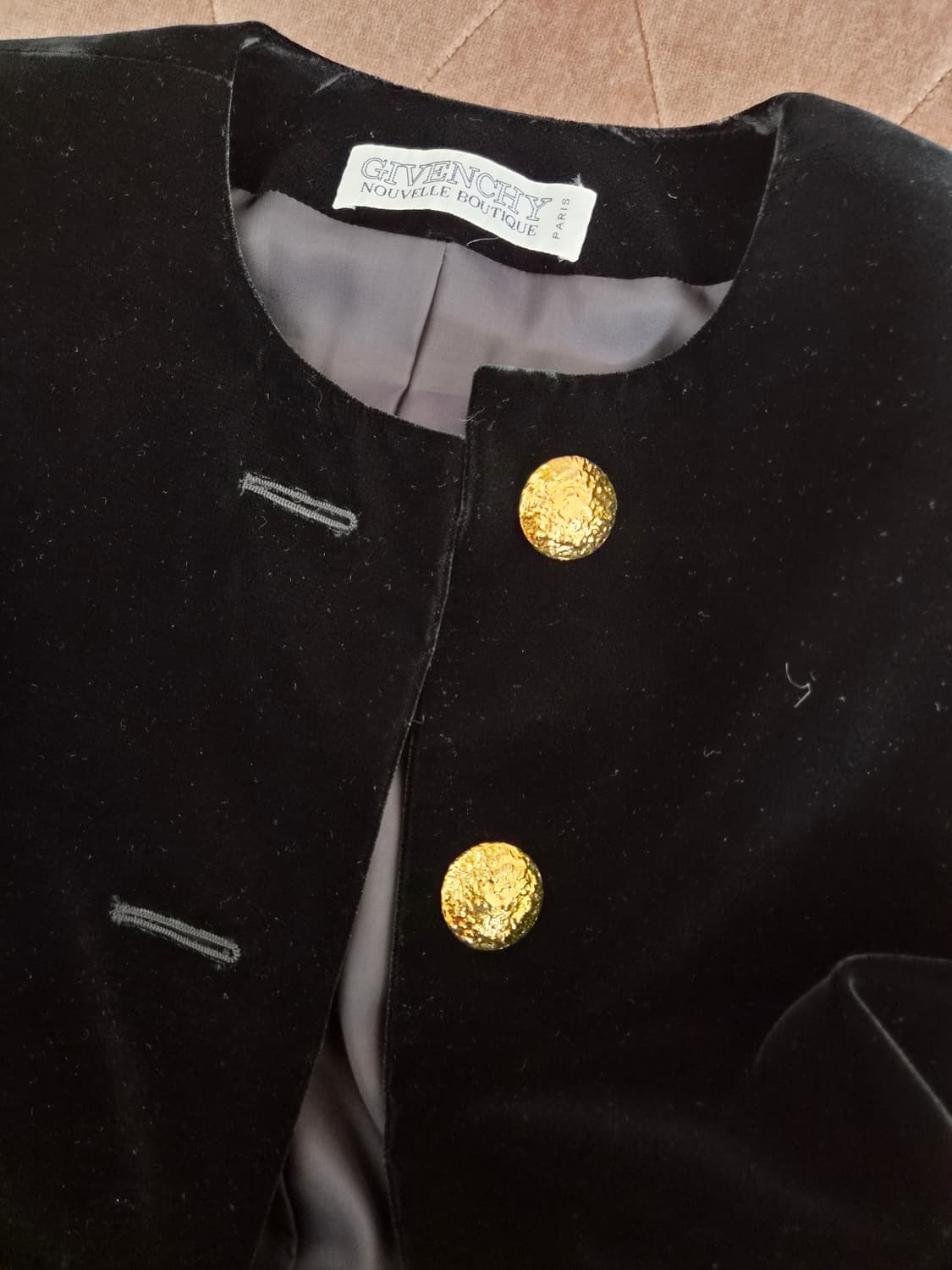 지방시 여성 벨벳노카라자켓 8사이즈 상품이미지7