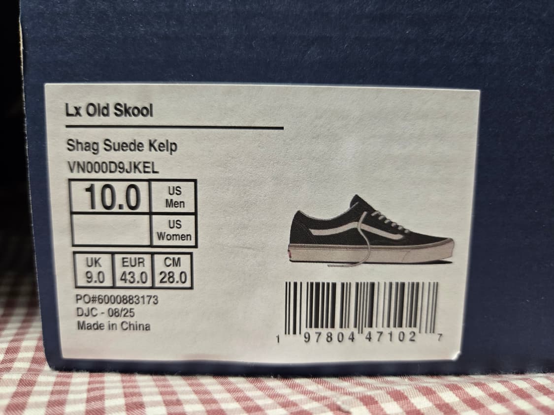 반스 LX OLD SKOOL SHAG SUEDE KELP 상품이미지5