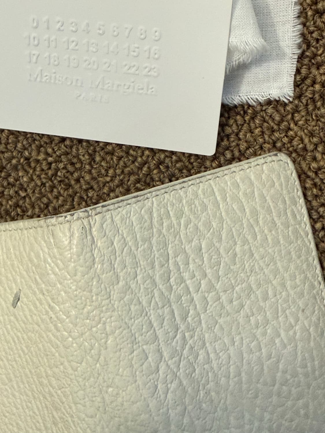 Maison Margiela 메종마르지엘라 카드지갑 아이보리 남녀공용 상품이미지9