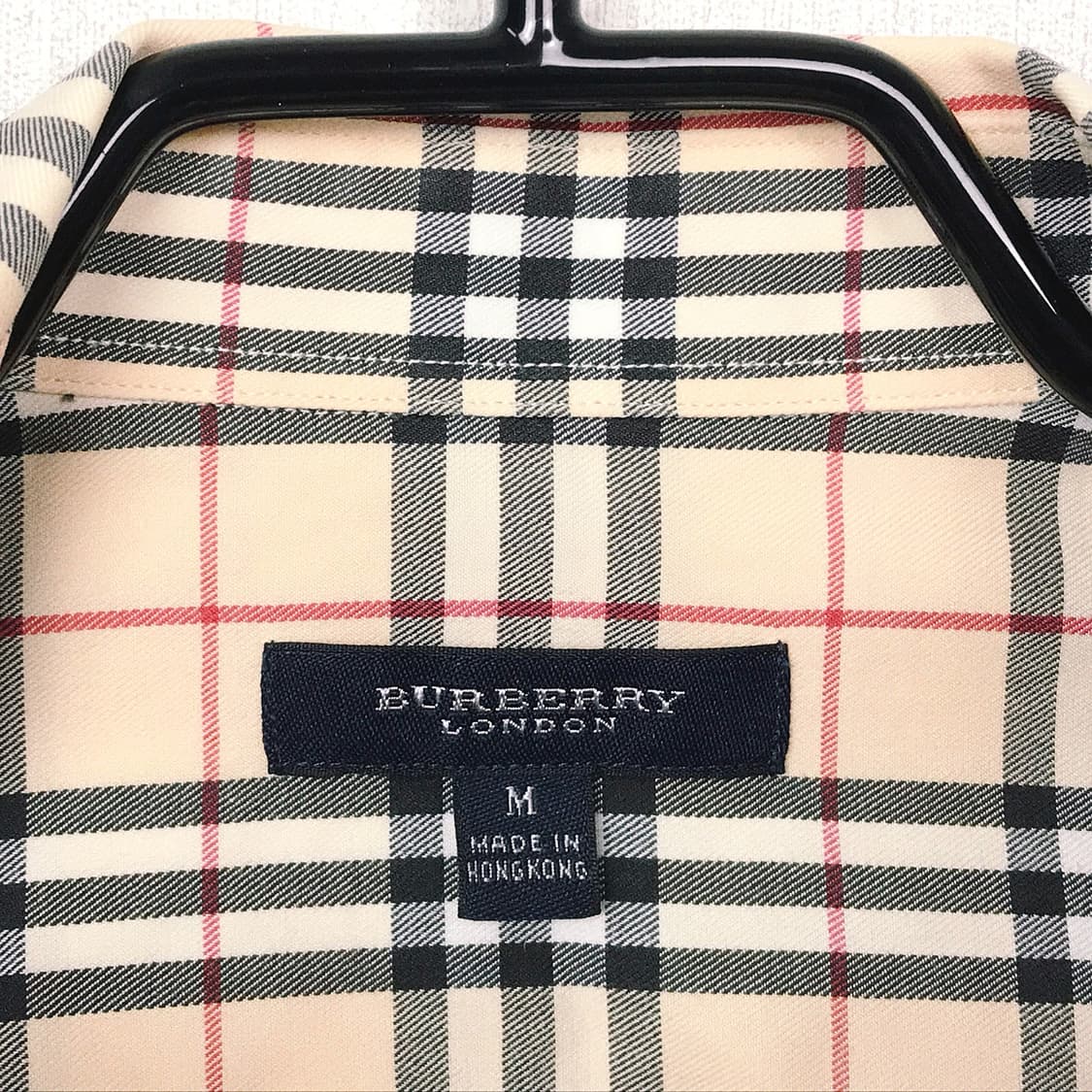 버버리 Burberry 노바체크 정품 반팔 셔츠 남방 남성M 상품이미지7