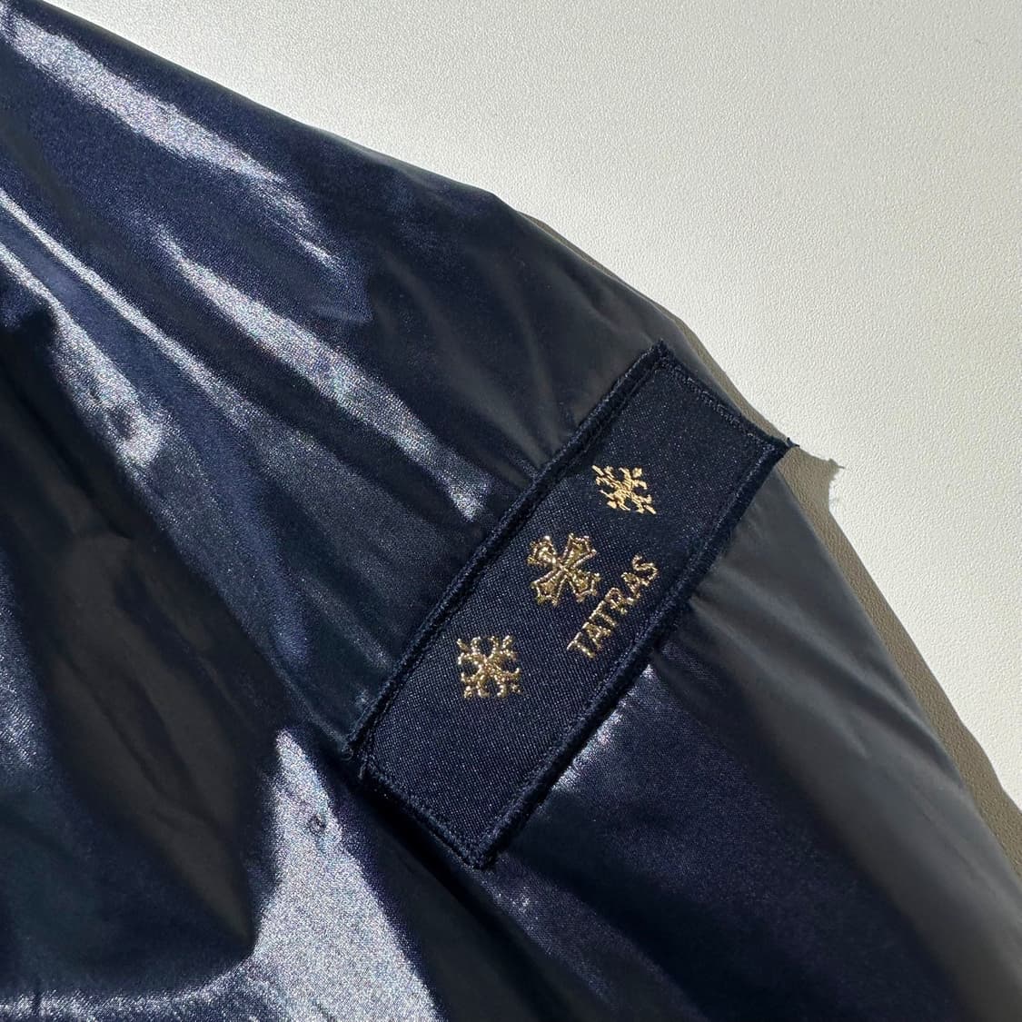 (매장판) 타트라스 구스다운 라운드넥 경량패딩 네이비 상품이미지6