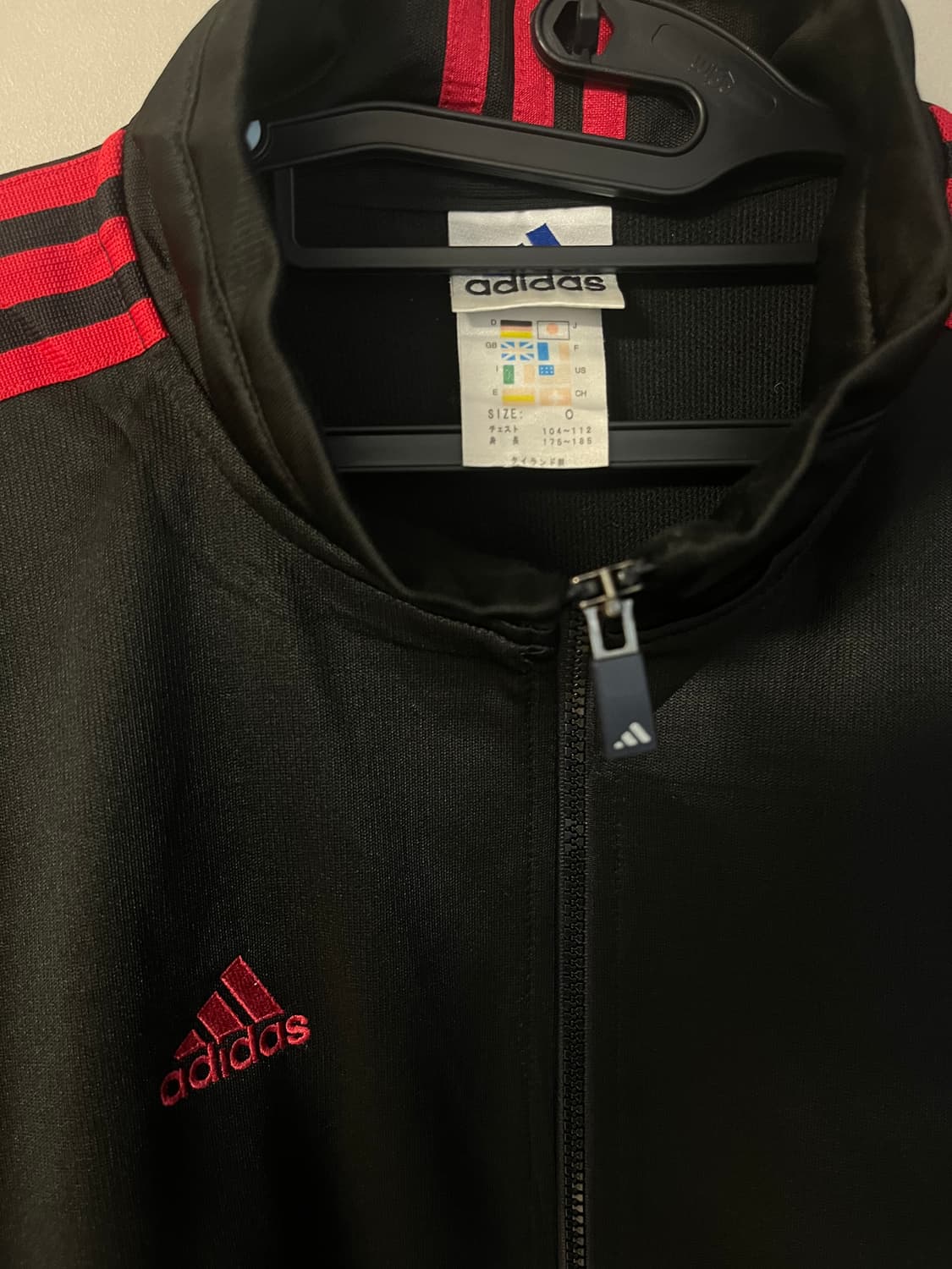 00s 아디다스 니뽄 재팬라인 검,빨 져지 [XL] 상품이미지5