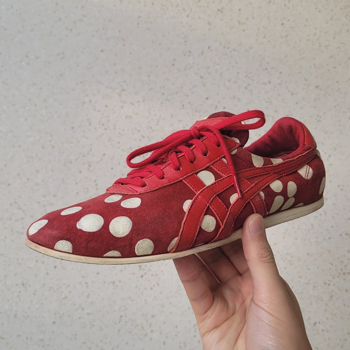 오니츠카타이거 타이치 히나 레드 도트 240 메이드 인 재팬 상품이미지2