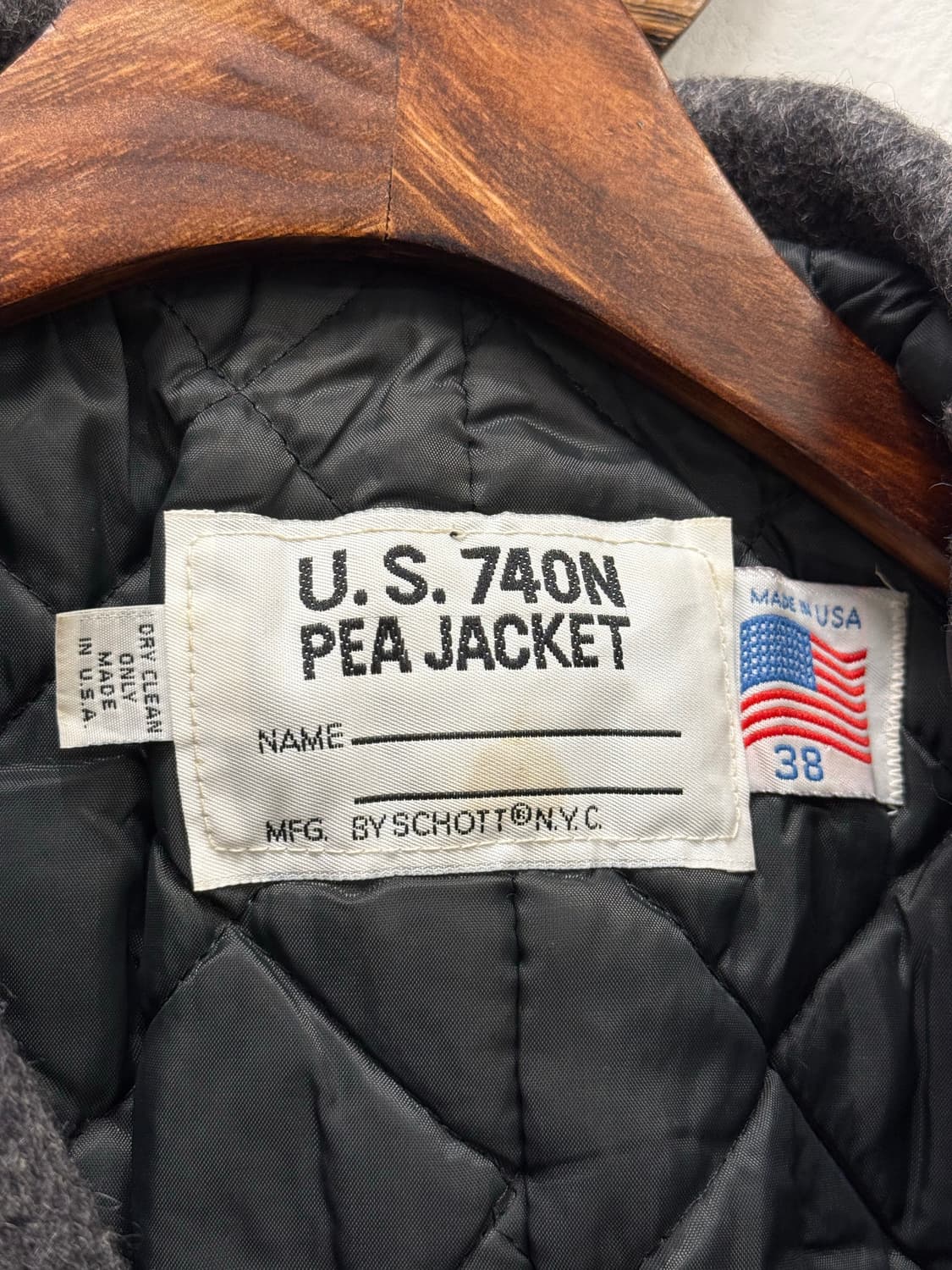 66) USA Schott U.S. 740N Pea Jacket 상품이미지7