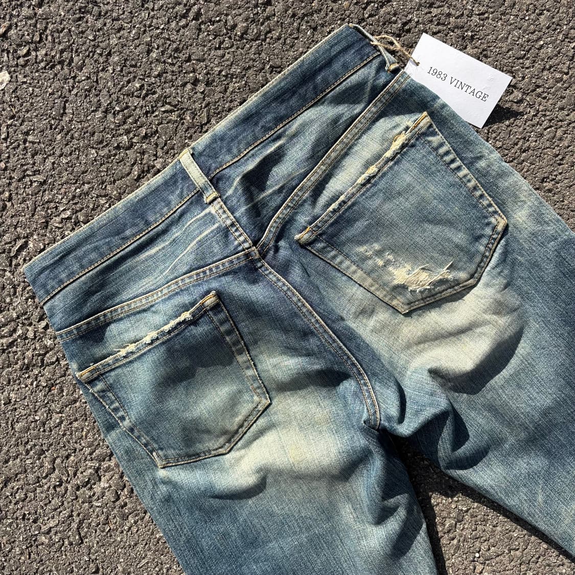 일본 타케오 키쿠치 리페어 데님 팬츠 상품이미지9